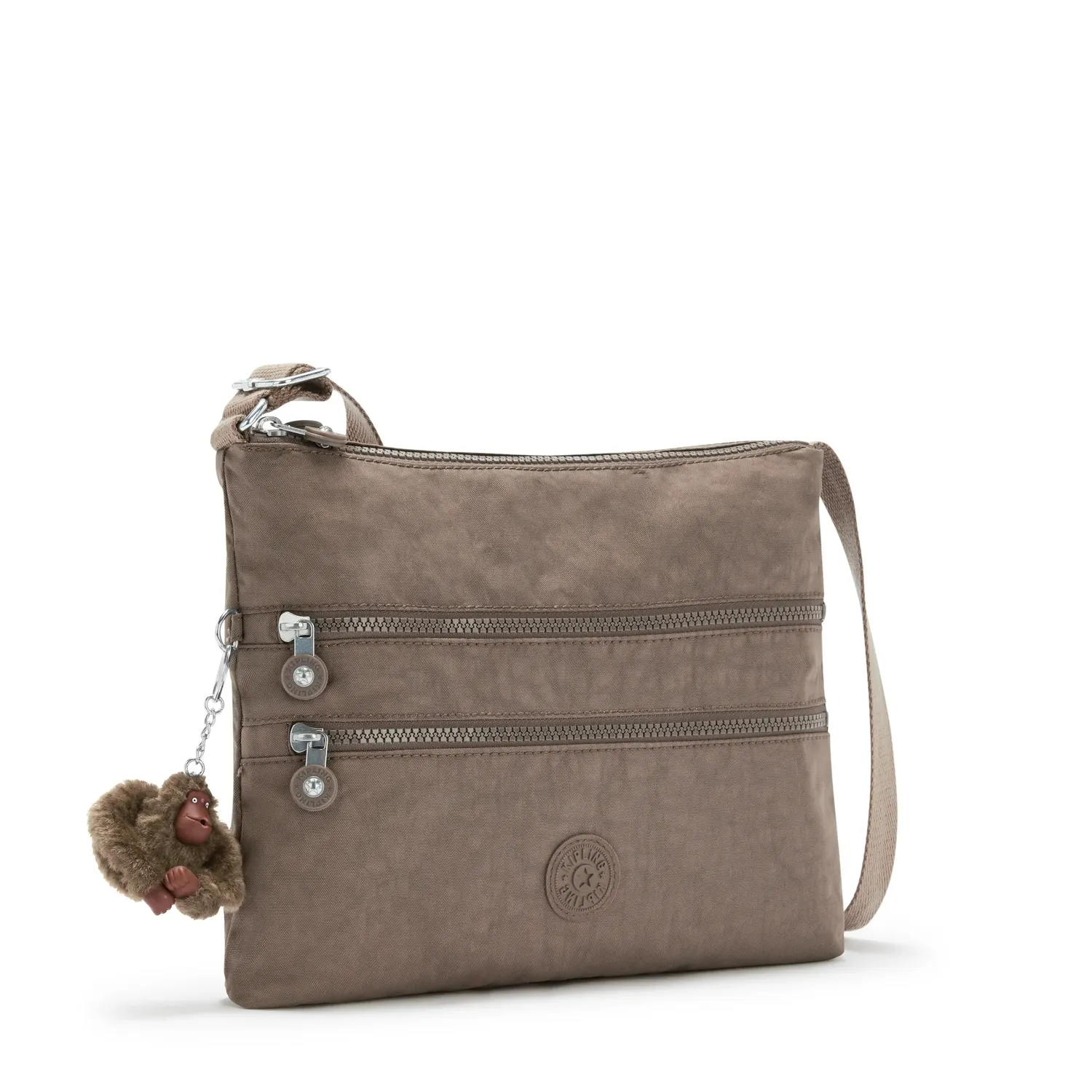 Kipling Alvar crossbody Medium True Beige ritstas