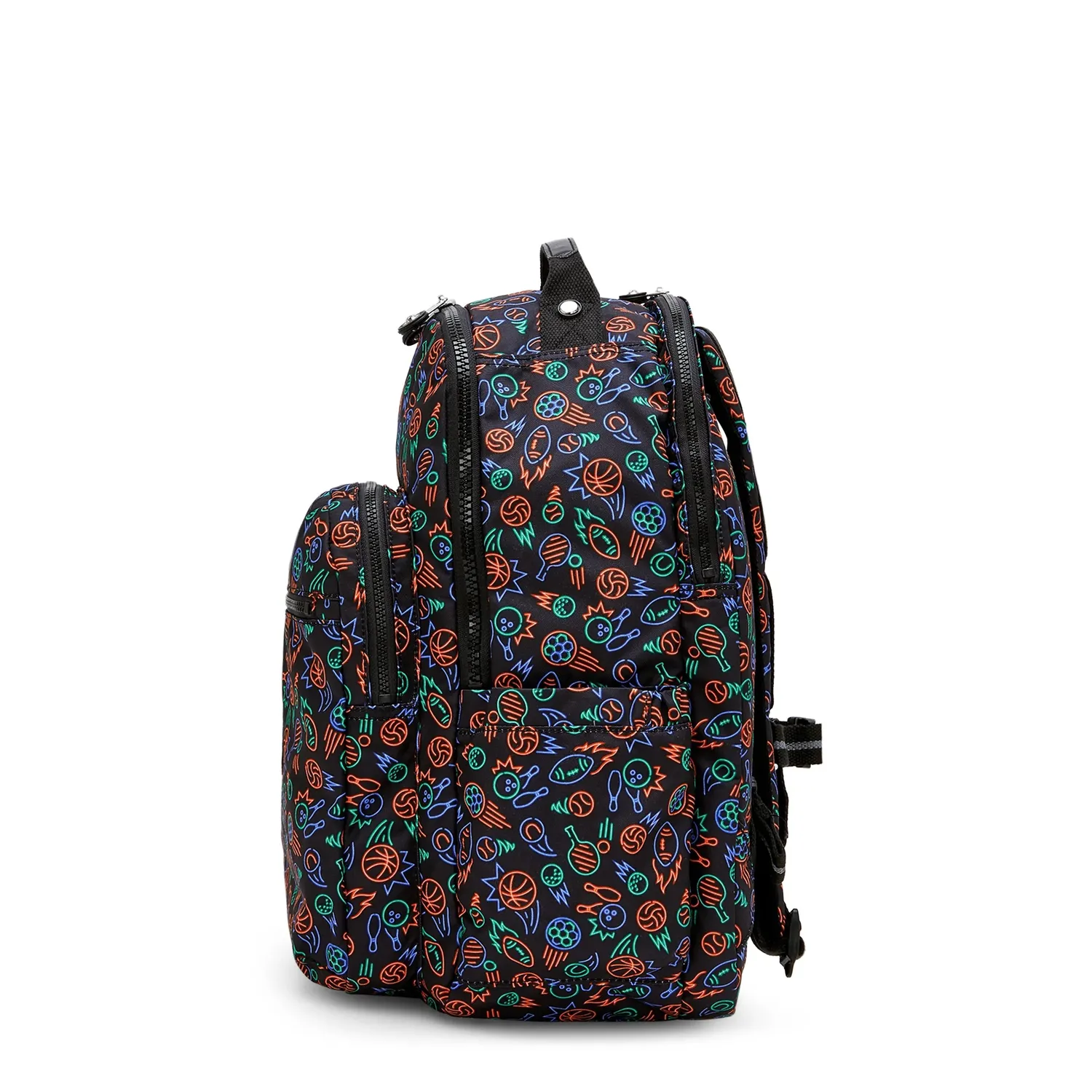 Kipling Seoul College Extra rugzak Groot Sport Doodle