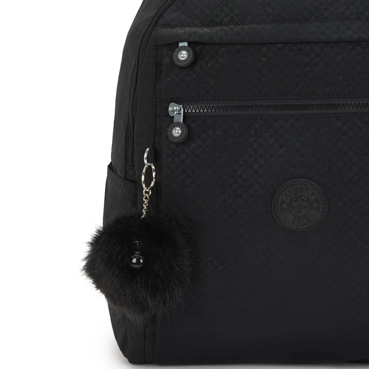 Kipling Micah rugzak Medium Echo Embossed met laptopvak