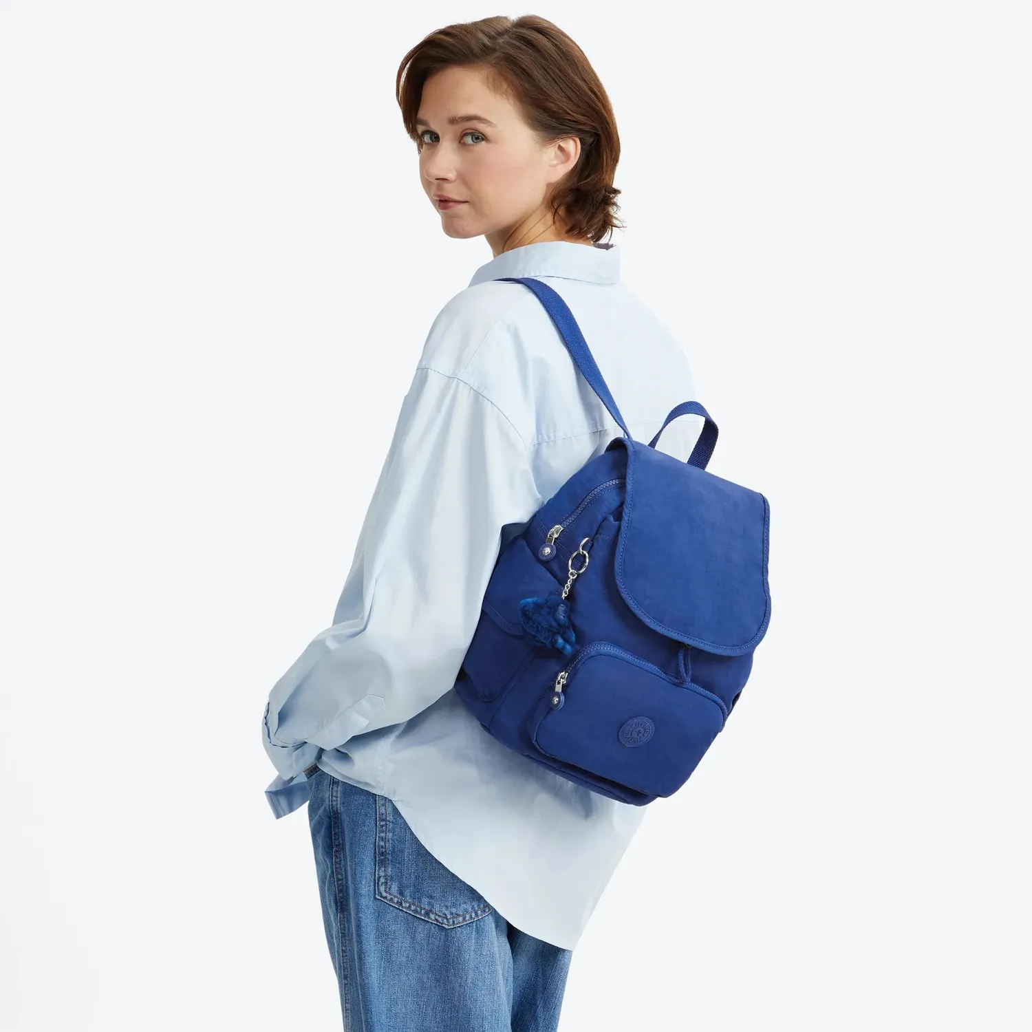 Kipling City Pack S rugzak Blazing Blue klein waterafstotend