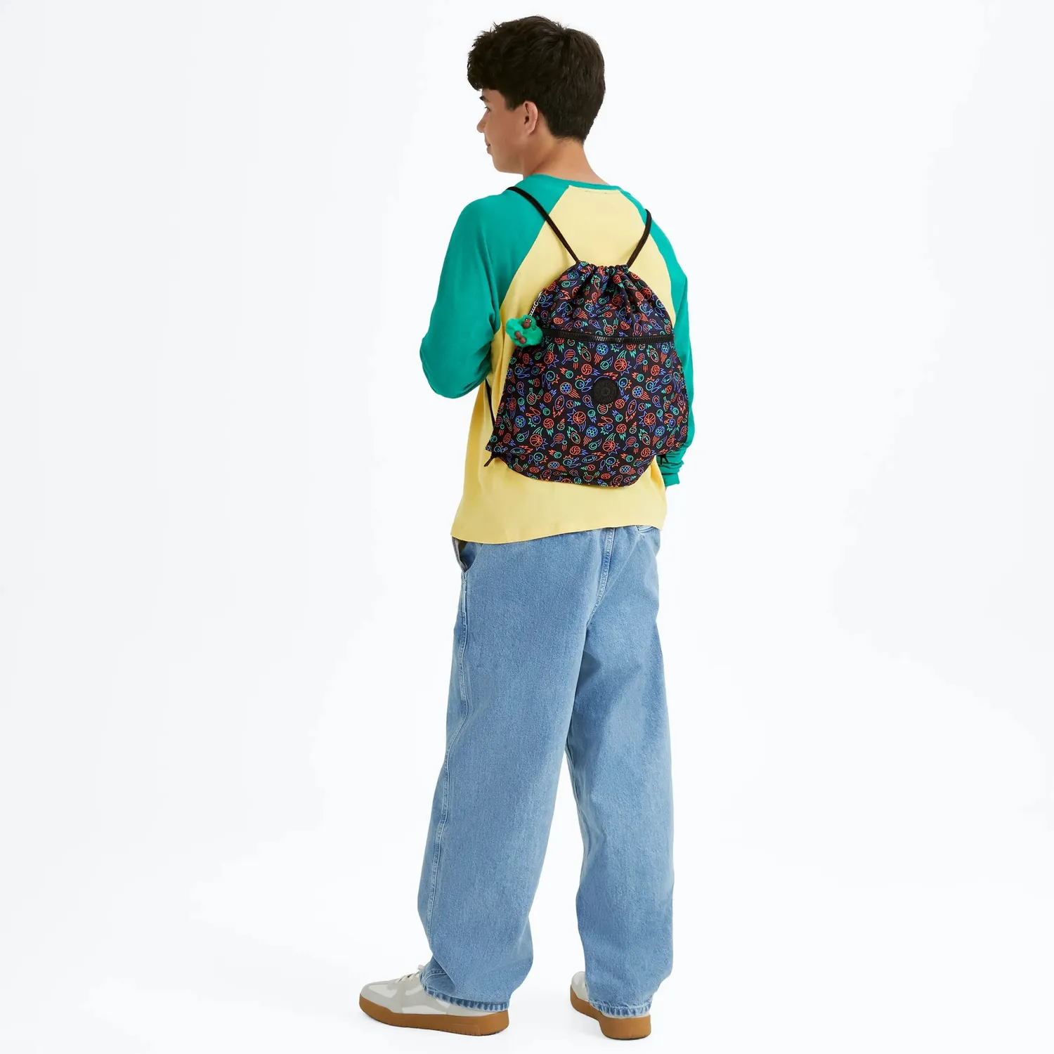 Kipling Supertaboo gymtas Sport Doodle medium print