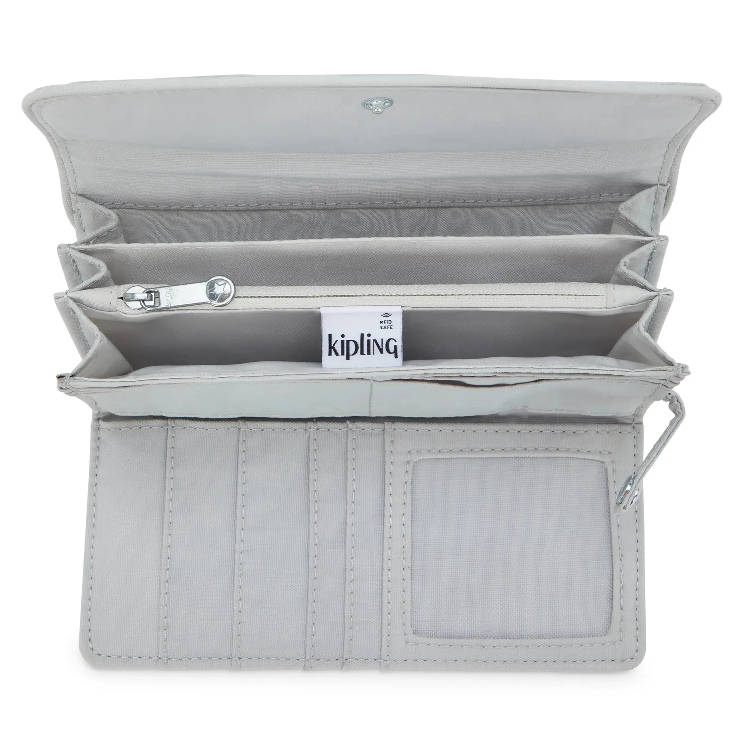 Kipling Money Land portemonnee Easy Grey RFID