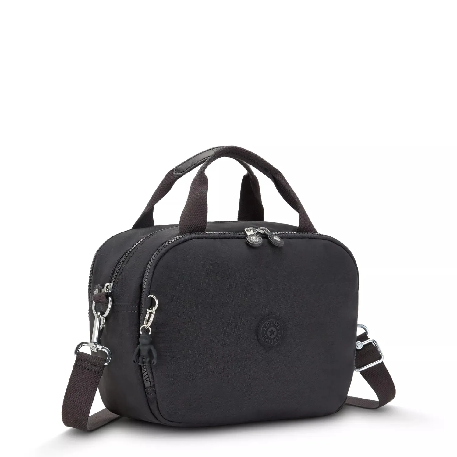 Kipling Palmbeach toilettas Groot Black Noir spiegel