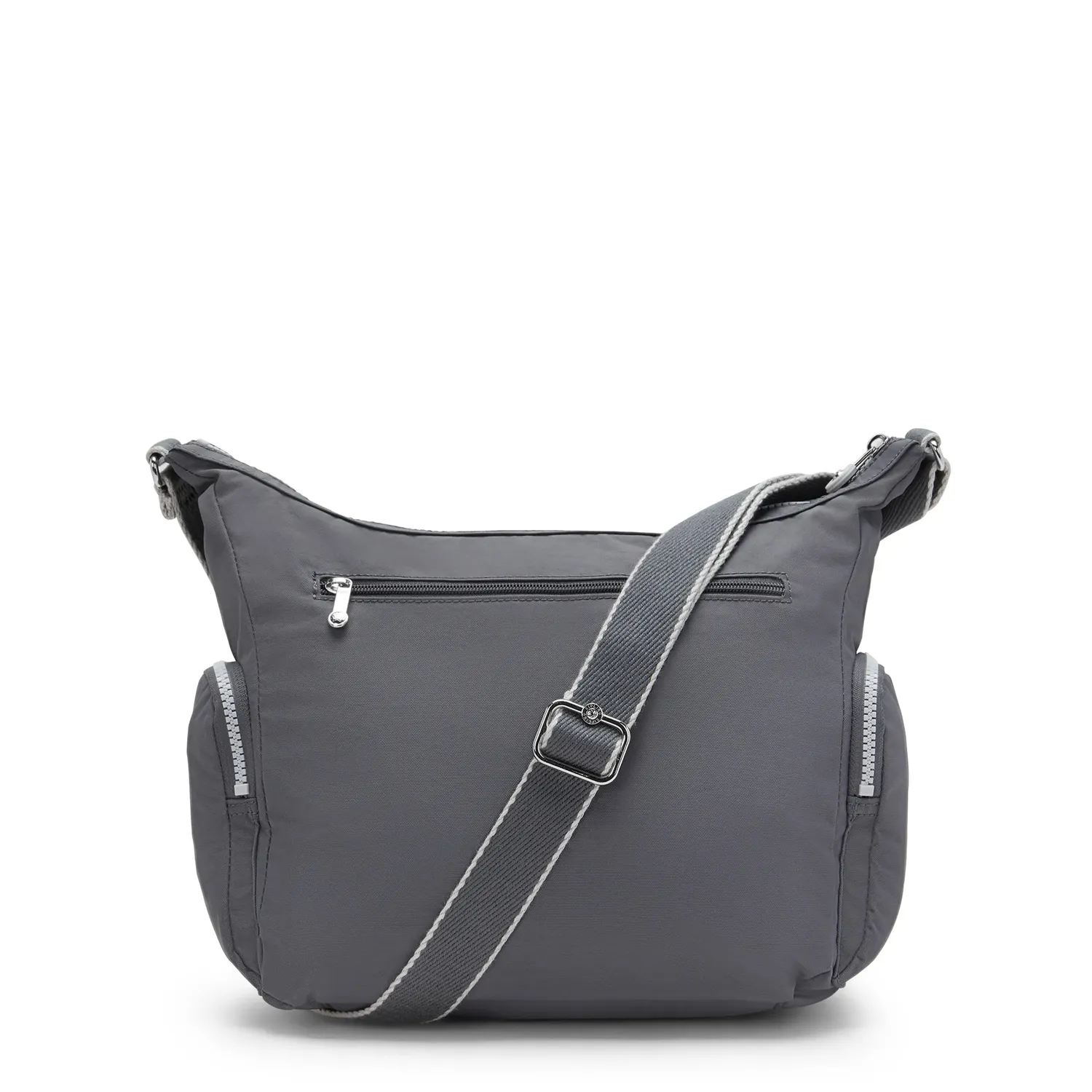 Kipling Gabbie crossbody tas Moonlit Grey Groot met ritsvakken