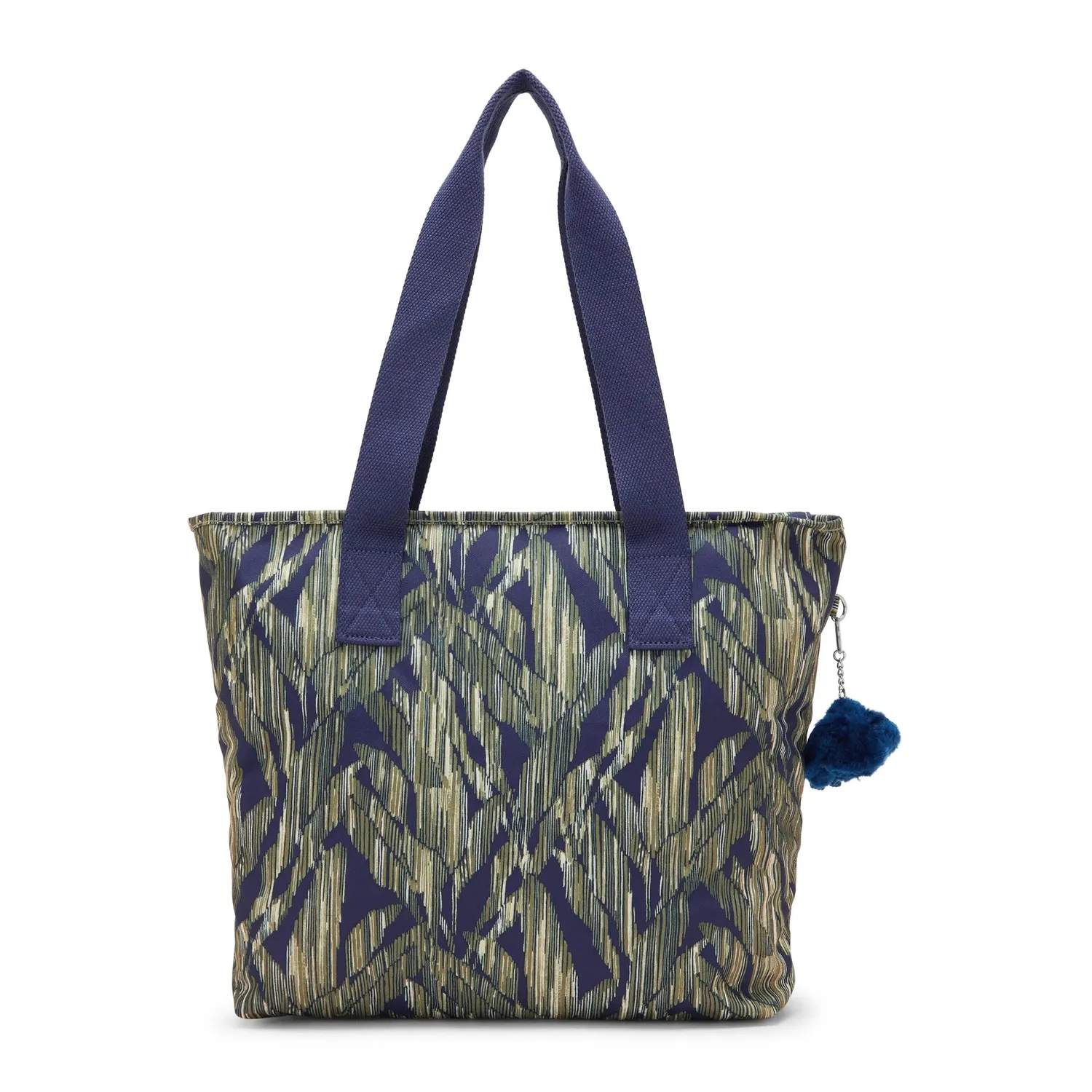 Kipling Anina shopper Striped Grasses medium met buideltasje