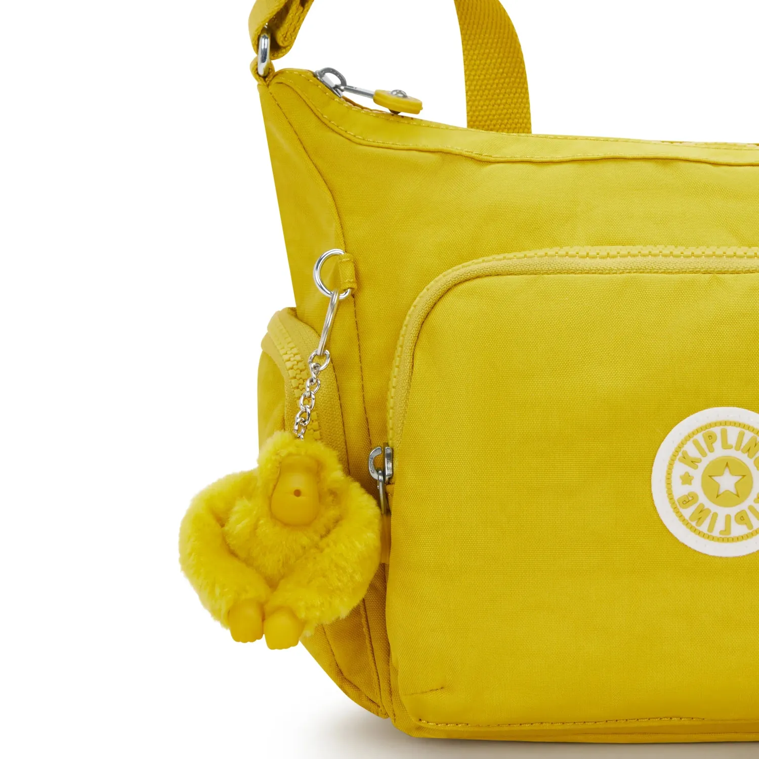 Kipling Gabb S crossbodytas Medium Inside Yellow met rits