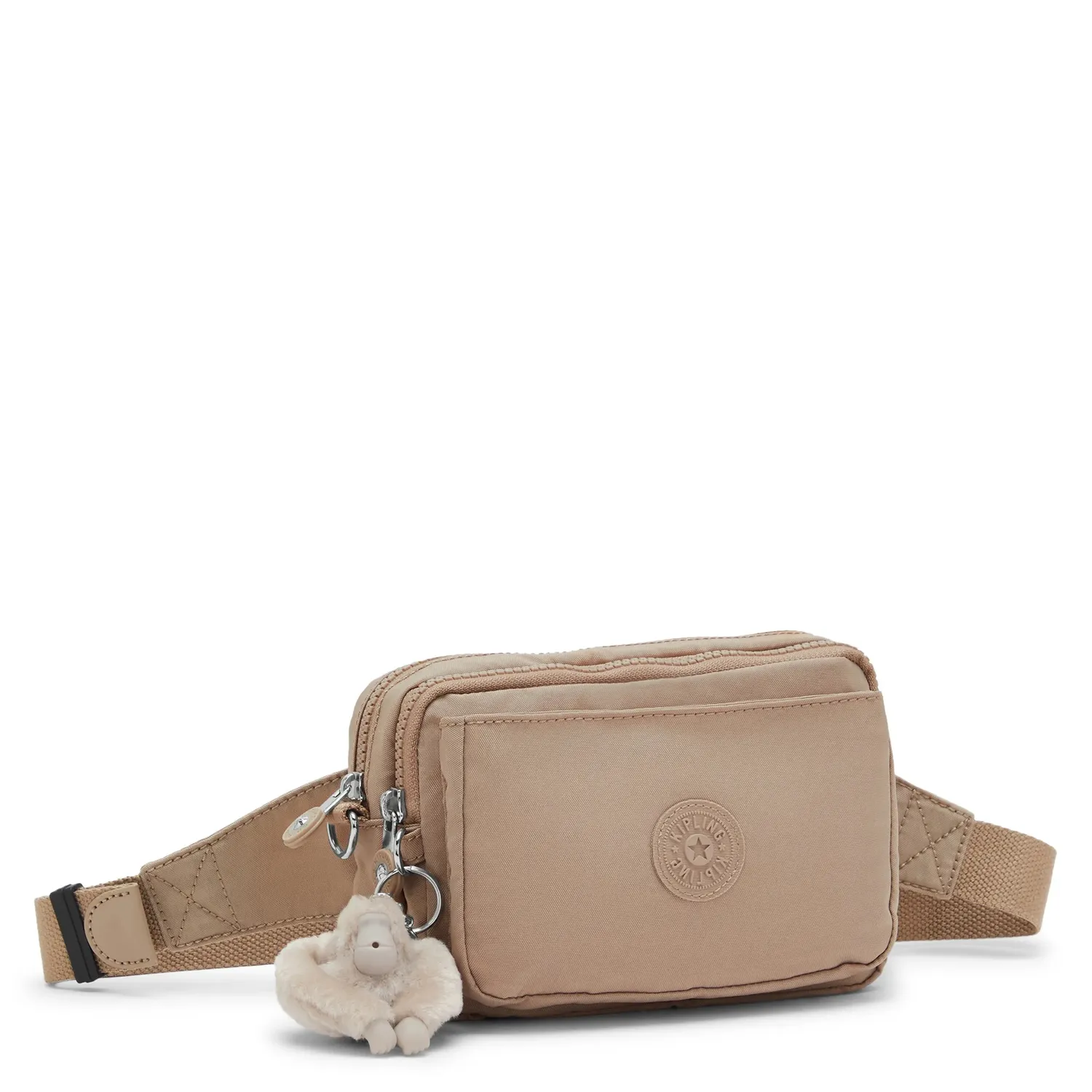 Kipling Abanu Multi crossbody tas Tan Beige klein verstelbaar