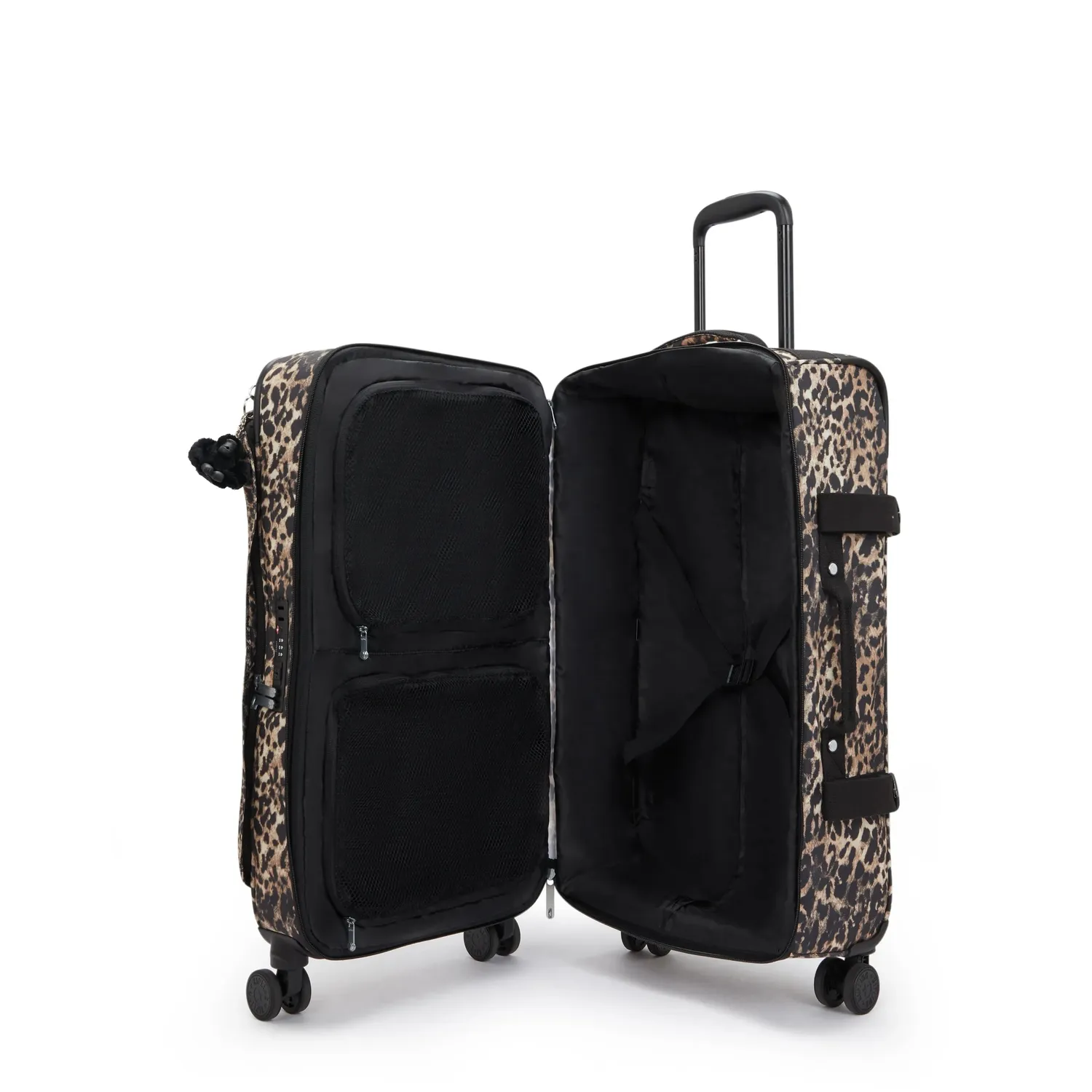 Kipling Spontaneous M koffer Medium Wild Leopard TSA-slot
