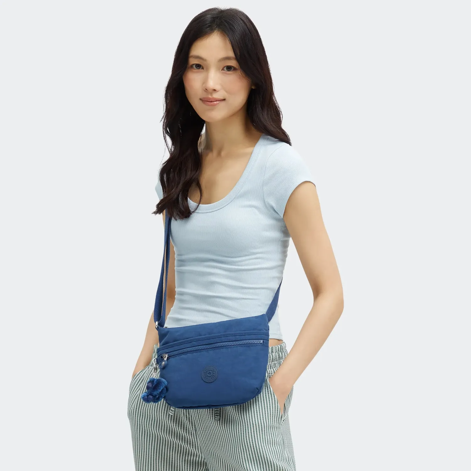 Kipling Arto S schoudertas Casual Blue klein – lichtgewicht