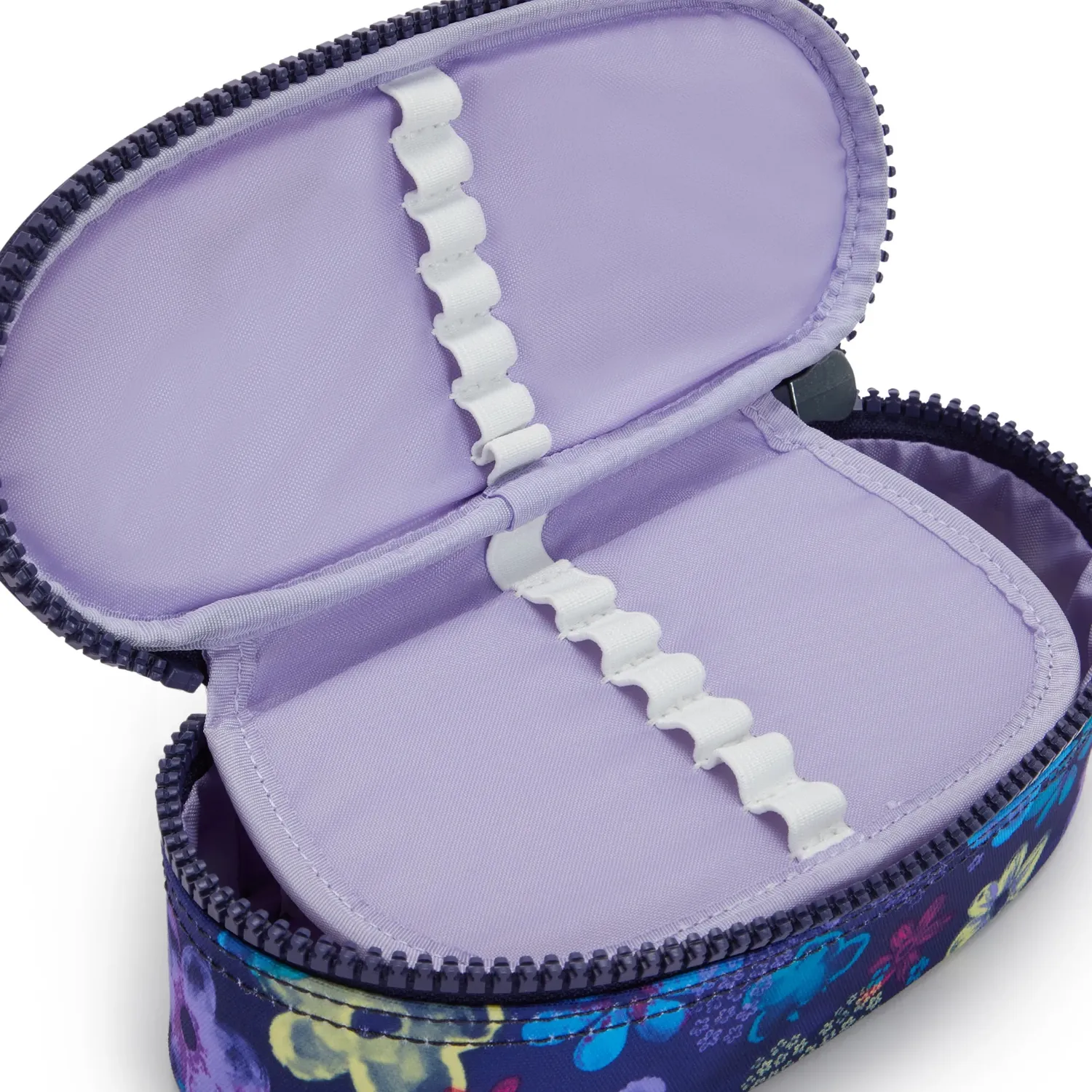 Kipling Duobox etui Medium Dark Flower Stamp waterafstotend