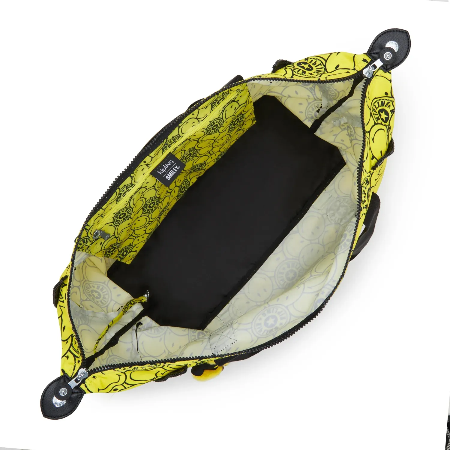 Kipling Art M draagtas Yellow Fun Ball groot Smiley