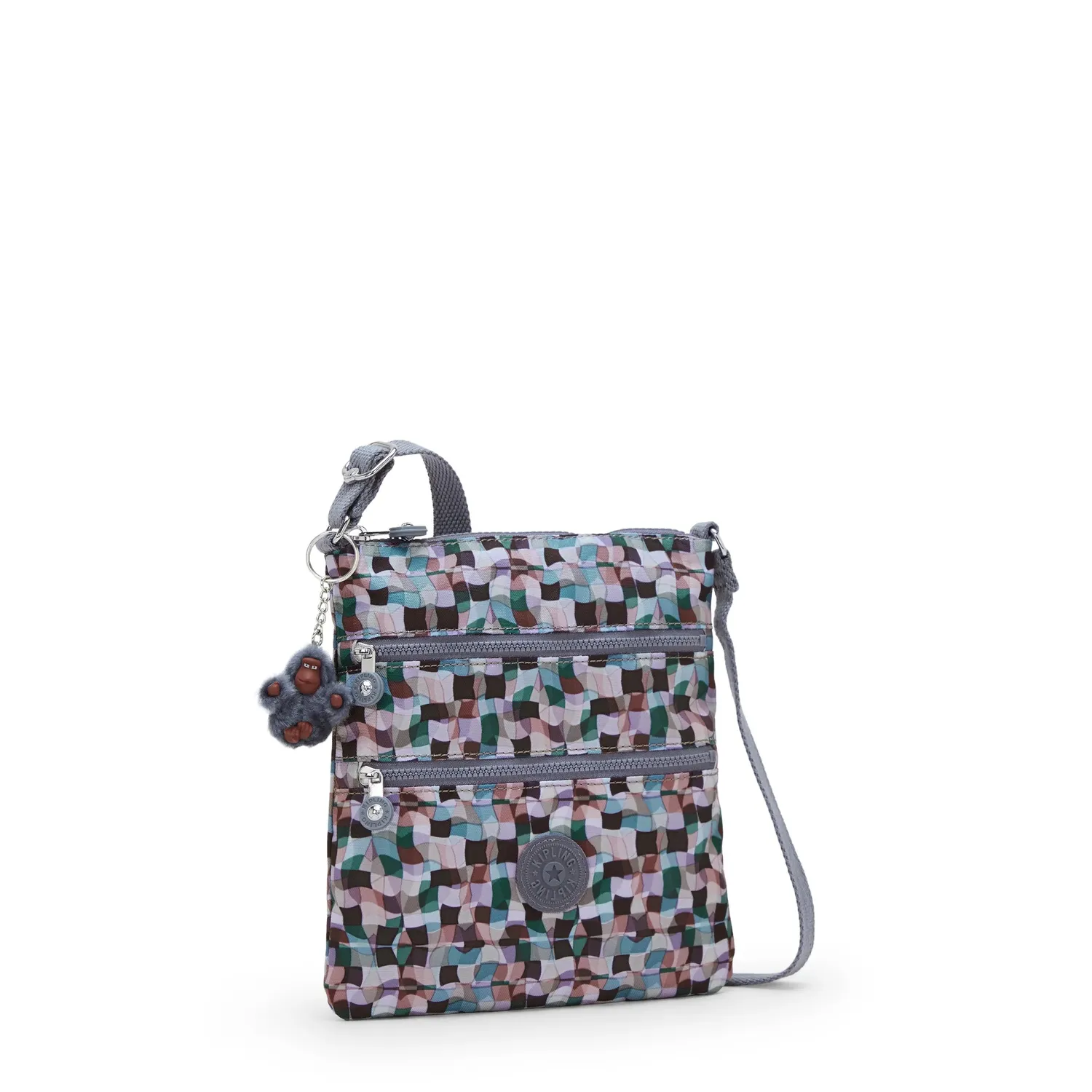 Kipling Keiko crossbody tas klein Eclipse Block waterafstotend