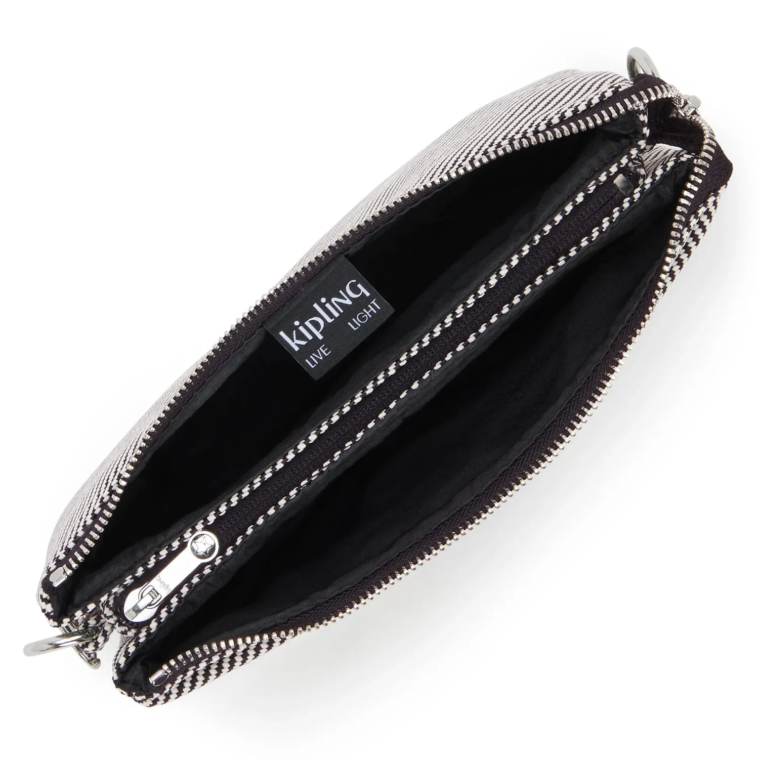 Kipling Riri crossbody klein Diagonal Jacquard hartjes