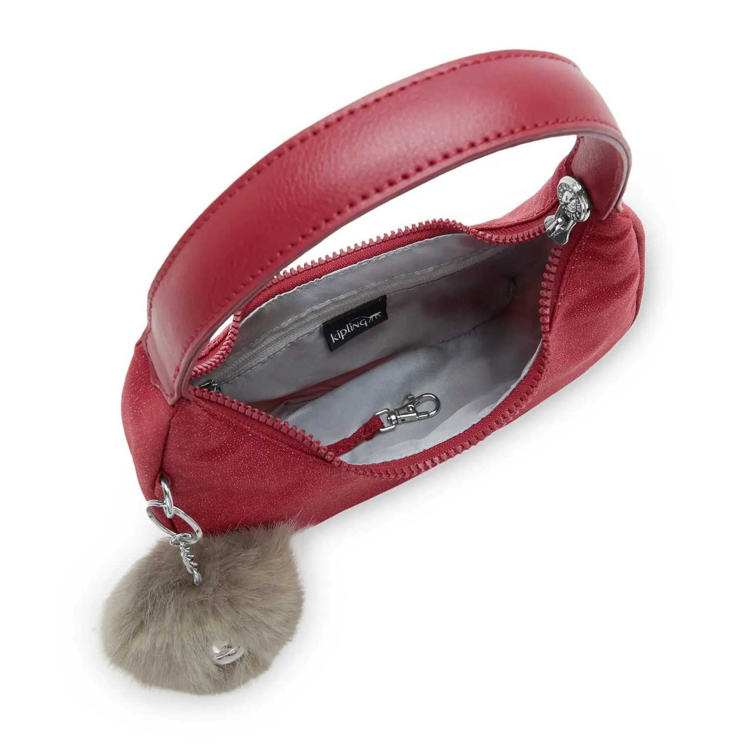 Kipling Abigayle schoudertas Royal Garnet Shimmer klein