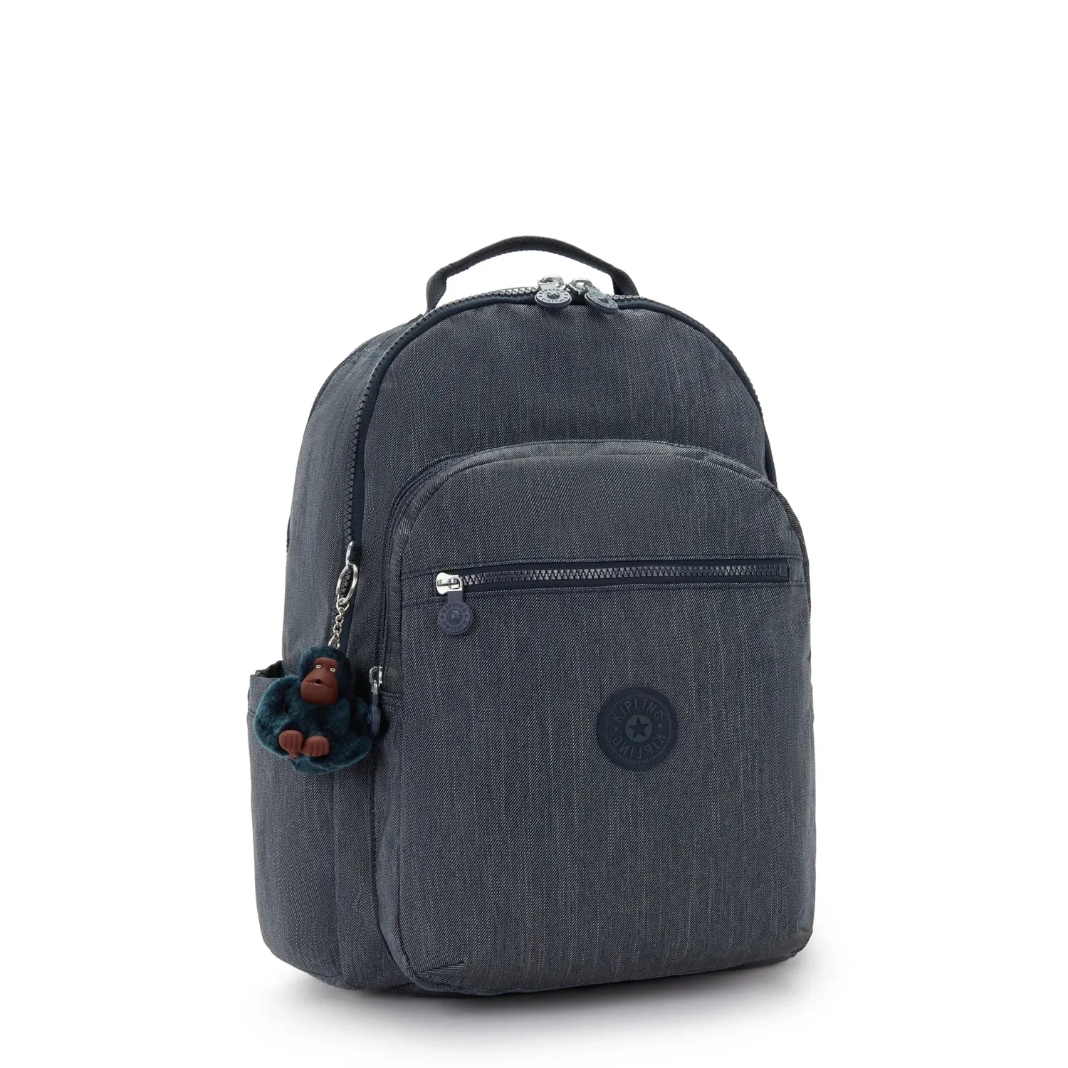 Kipling Seoul College Extra rugzak Marine Navy groot 15 inch