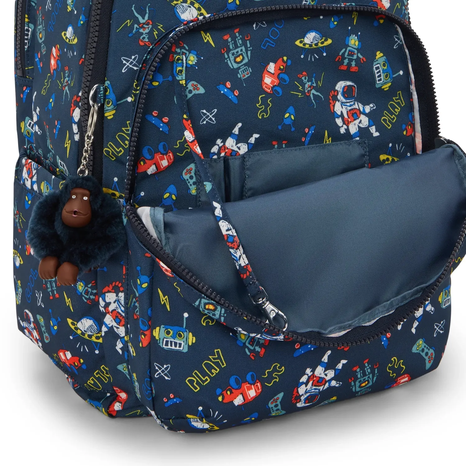 Kipling Seoul College Extra rugzak Groot Space Game