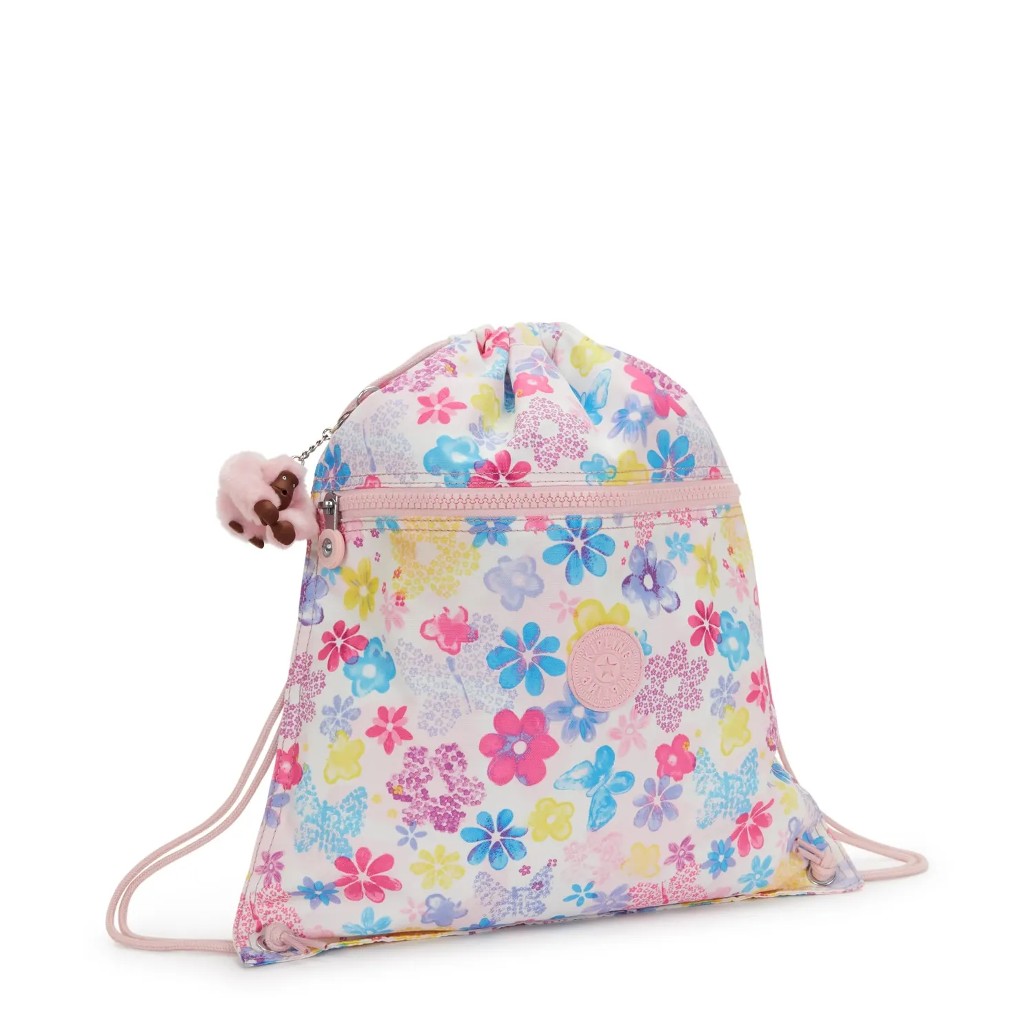 Kipling Supertaboo gymtas Flower Stamp Medium waterafstotend