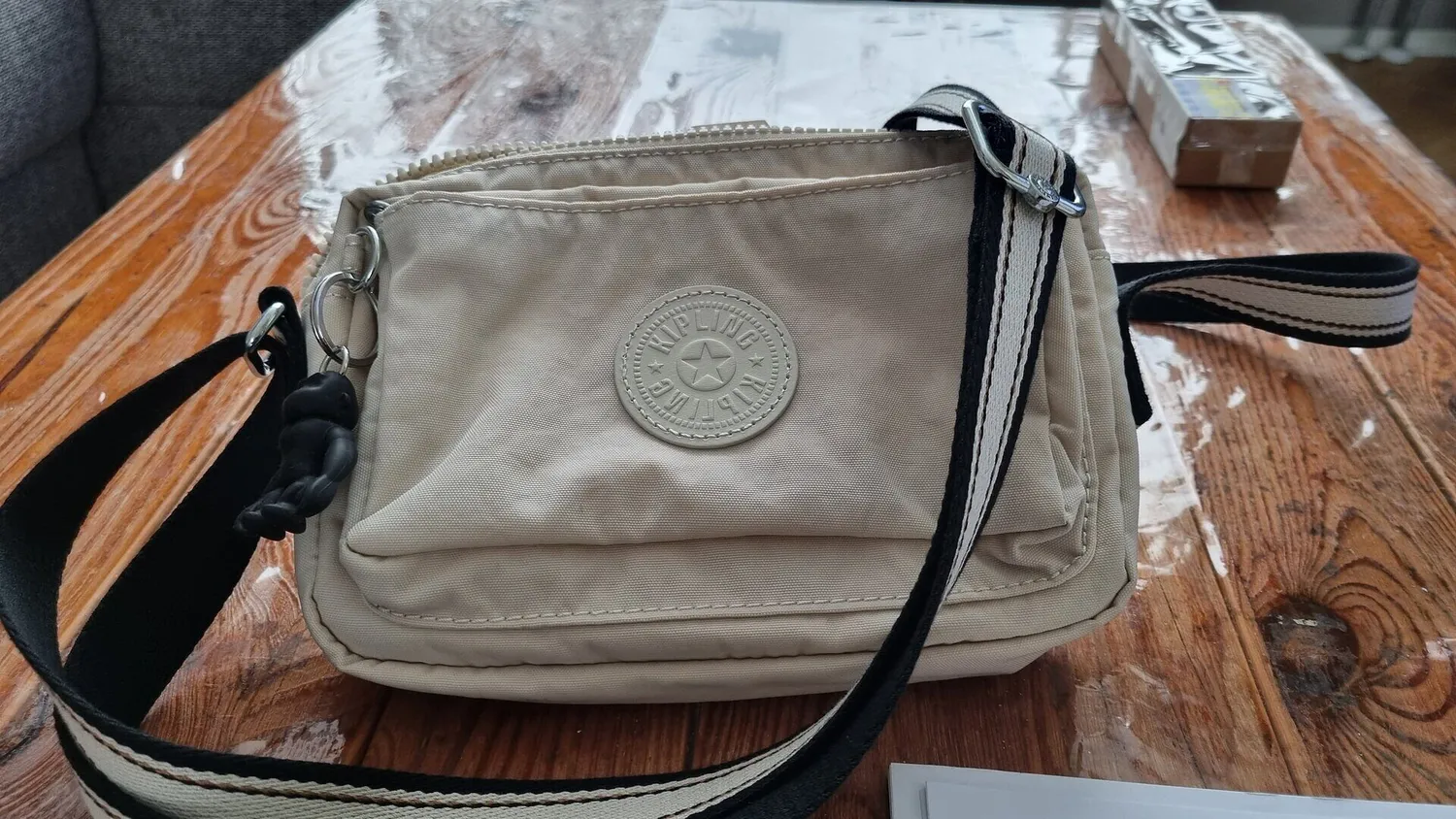 Kipling Abanu crossbody tas klein Green Moss groen