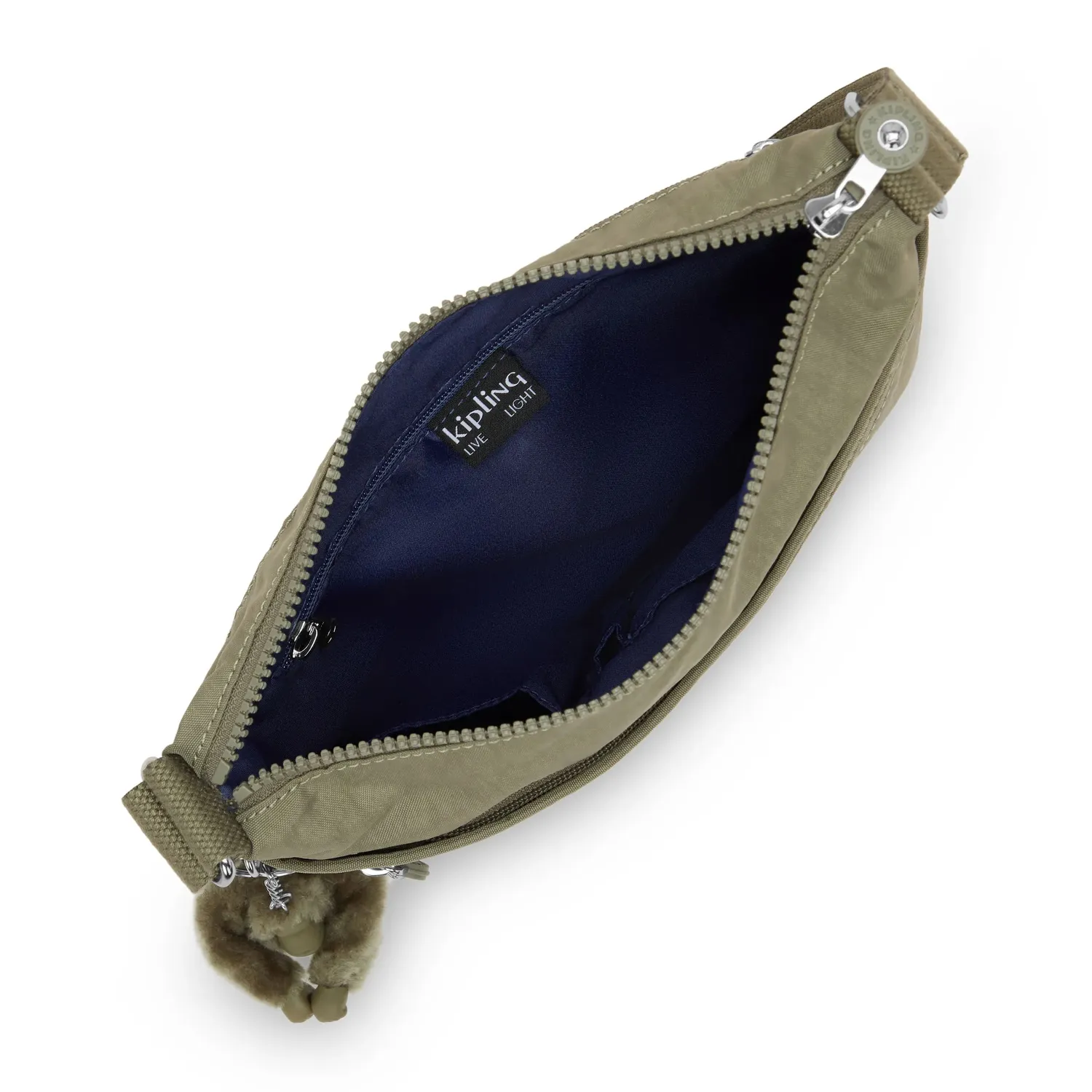 Kipling Arto crossbody tas Almost Sage Medium licht
