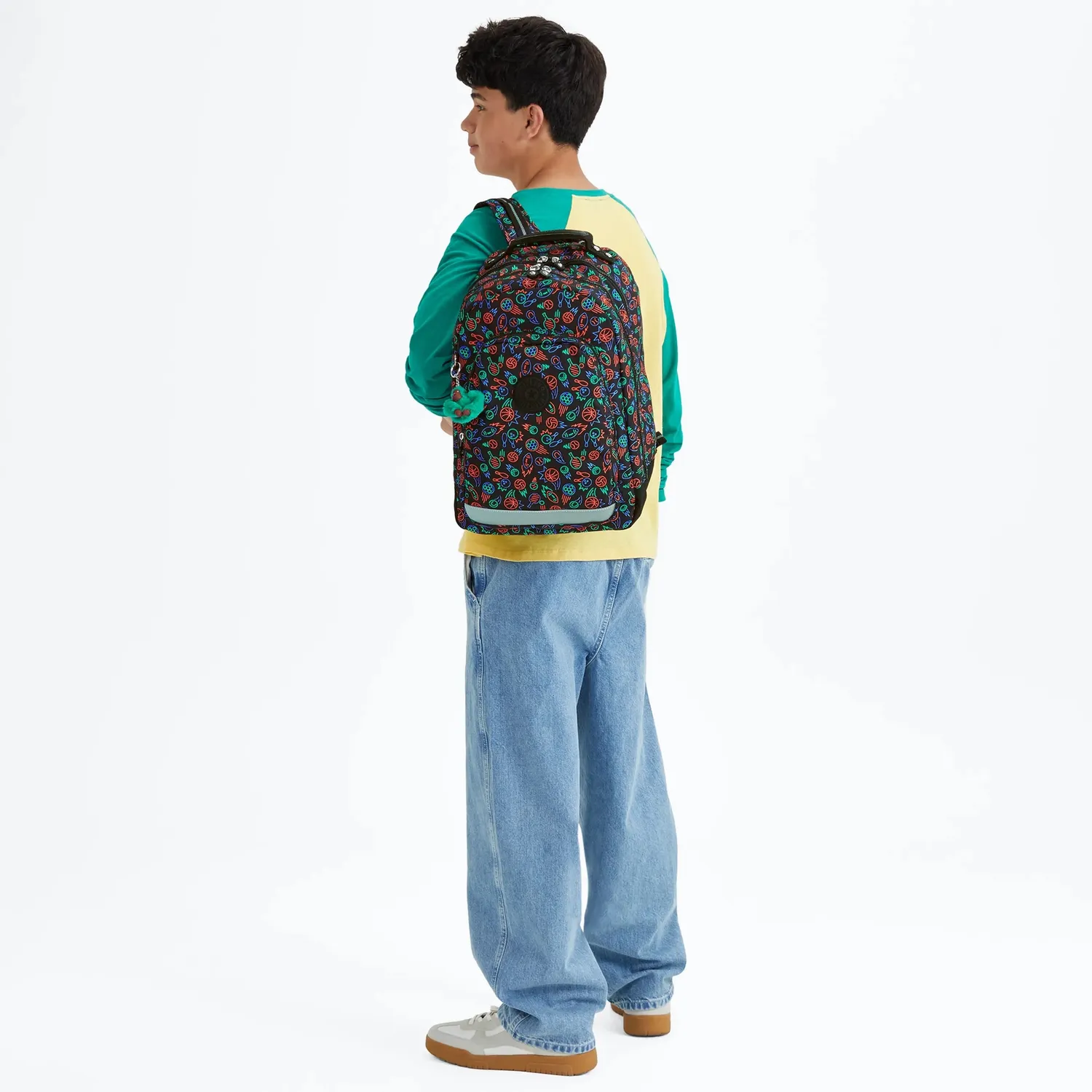 Kipling Class Room rugzak Groot Sport Doodle met laptopvak