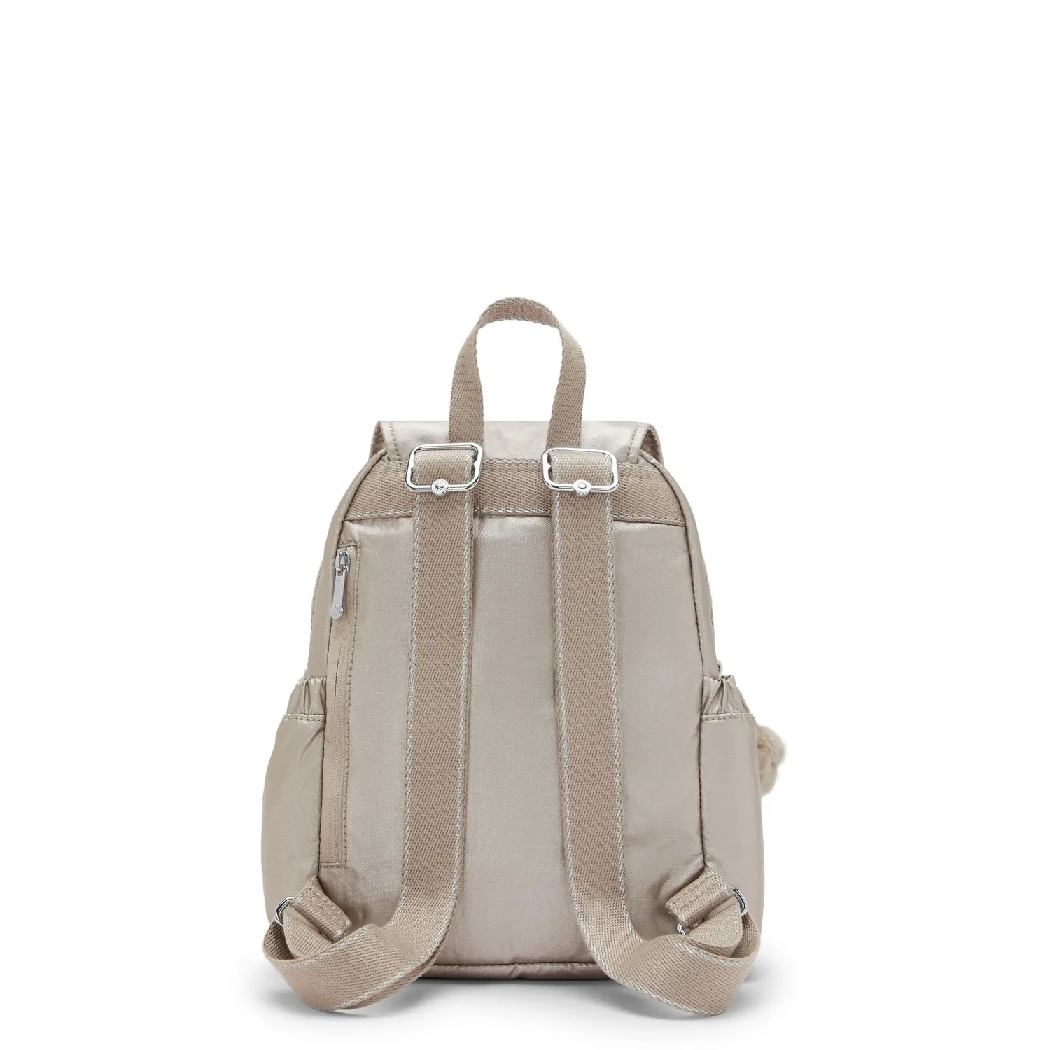 Kipling City Pocket Mini rugzak Metallic Glow klein met klep