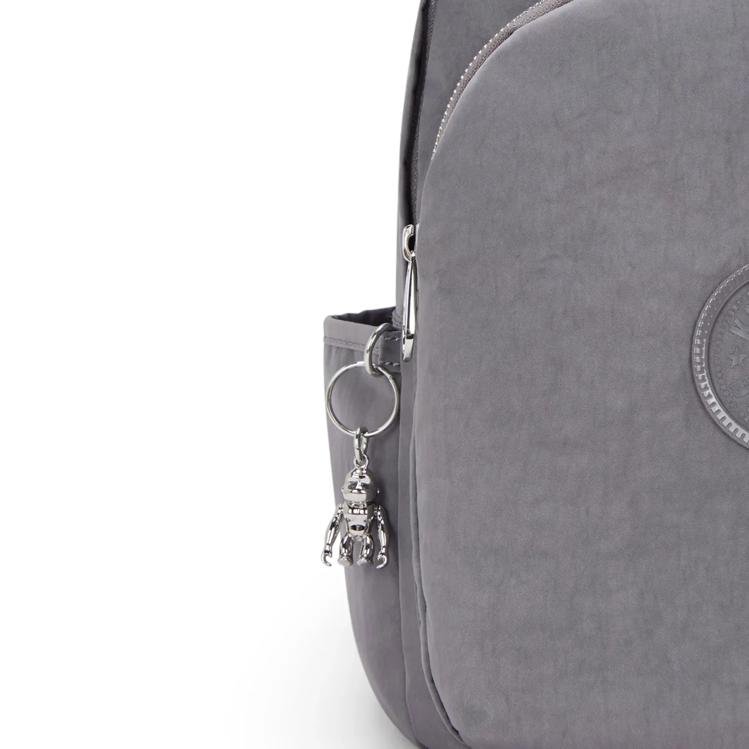 Kipling Delia rugzak Medium Grey Spice met veel vakken
