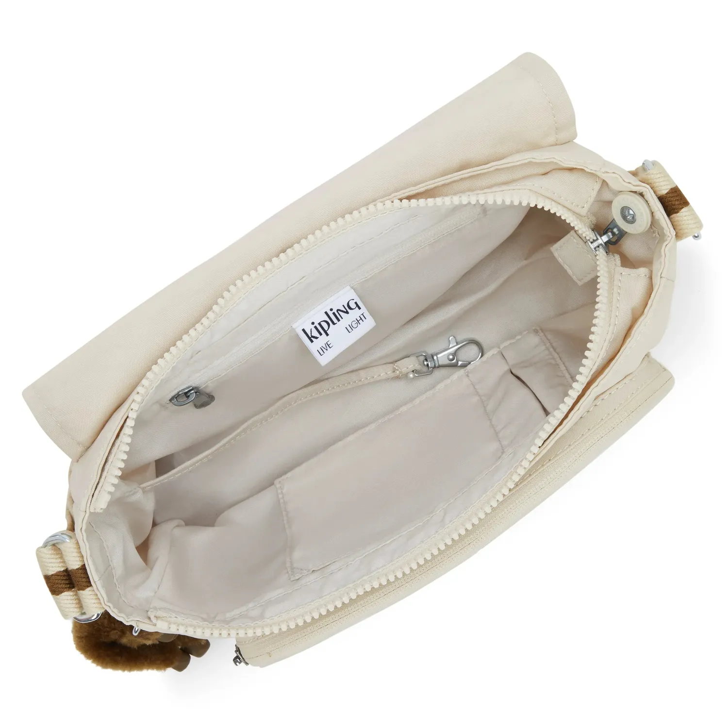 Kipling Dalma Medium crossbody Soft Sand handsfree