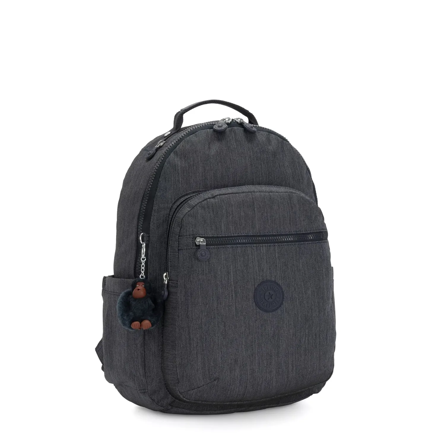 Kipling Seoul rugzak Groot Marine Navy laptopvak