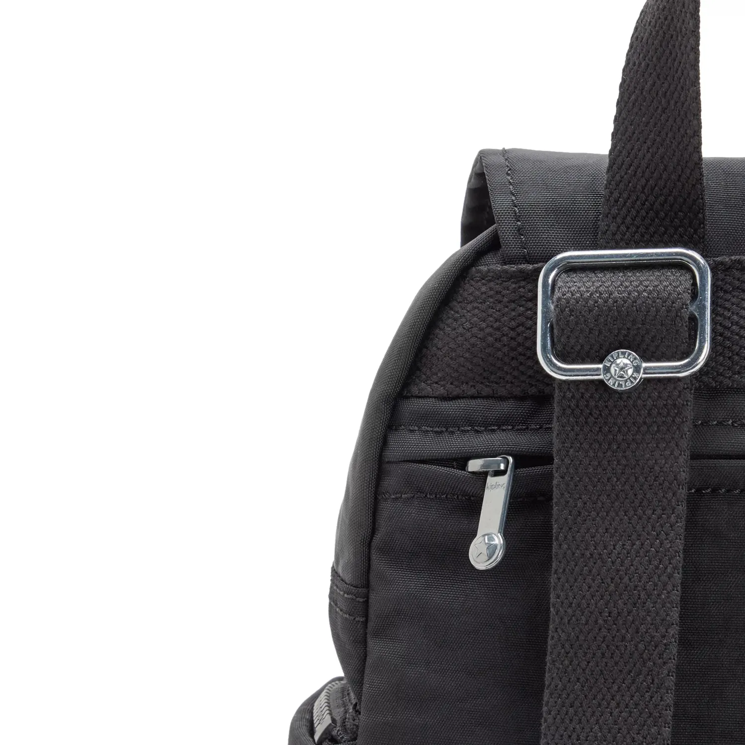 Kipling City Zip Mini rugzak Black Noir extra klein zwart