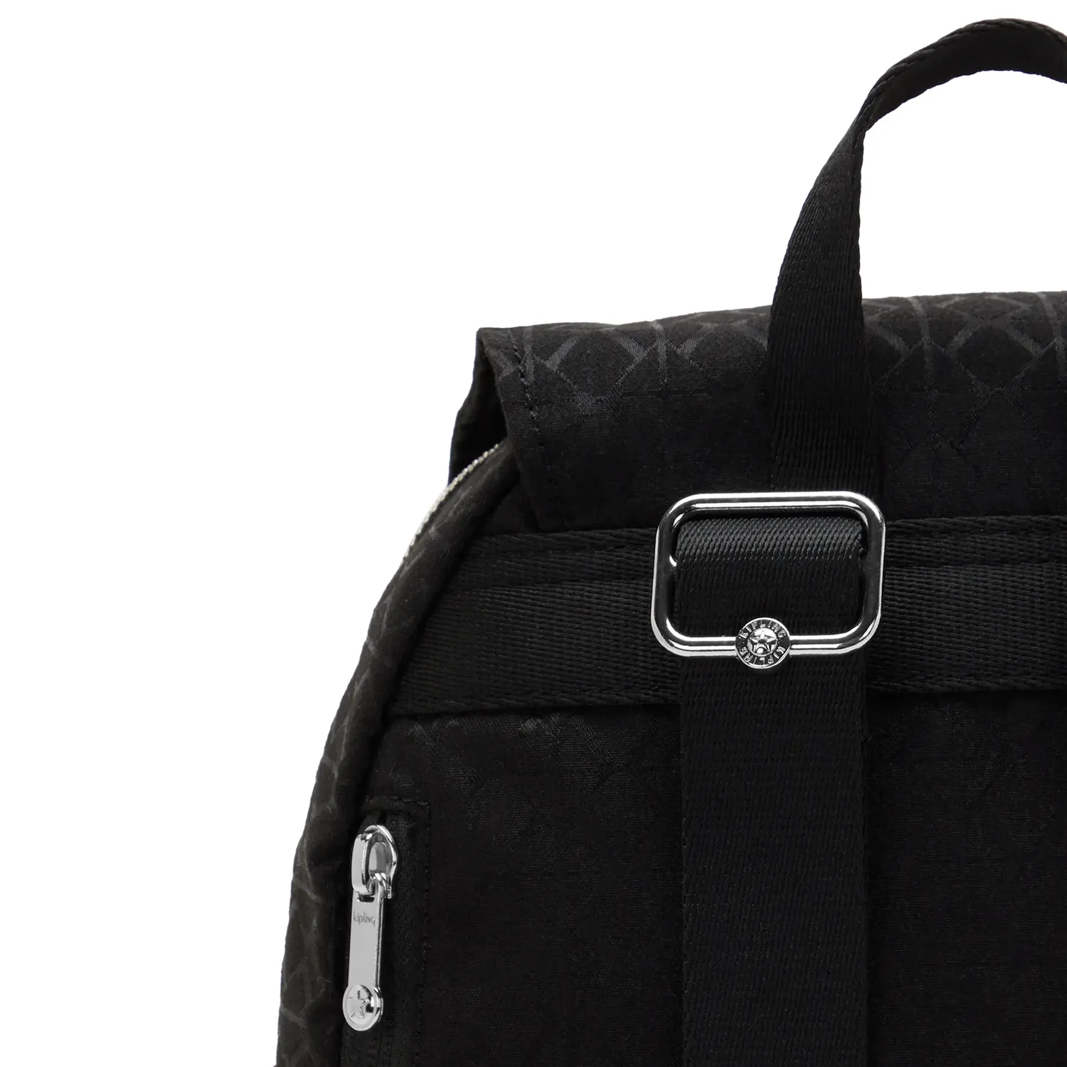 Kipling City Pocket S rugzak Noir Sign Jq klein