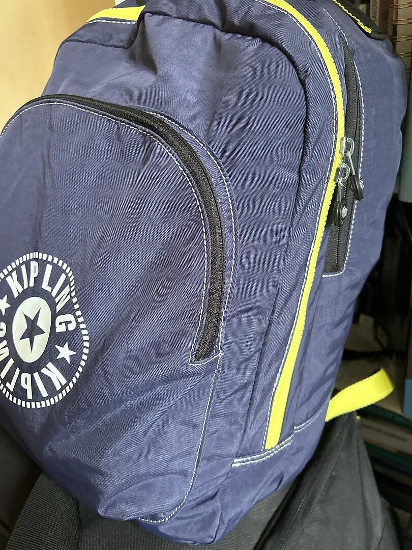 Kipling Curtis XL rugzak Blazing Blue Combo 15 inch