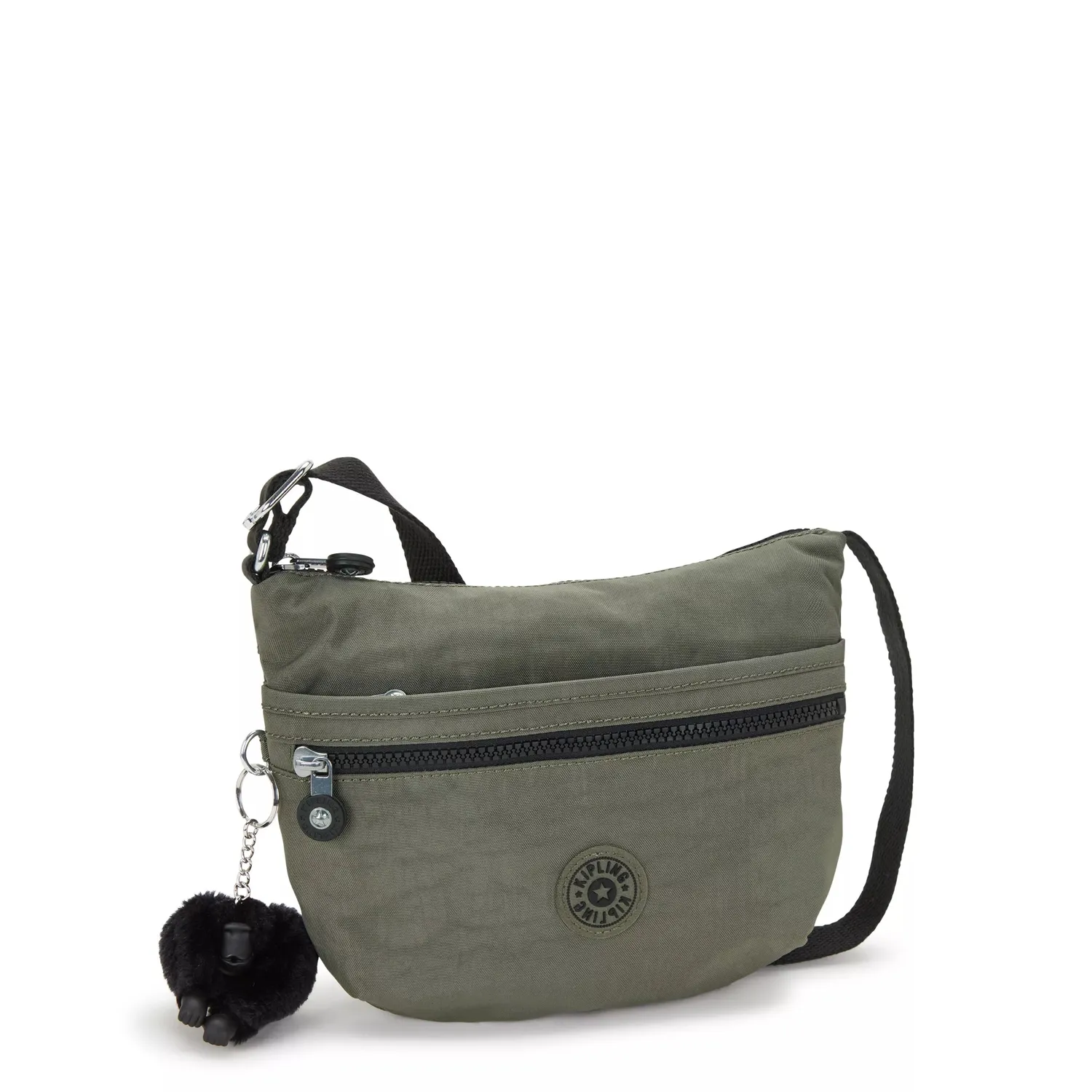 Kipling Arto S schoudertas Green Moss klein – waterafstotend