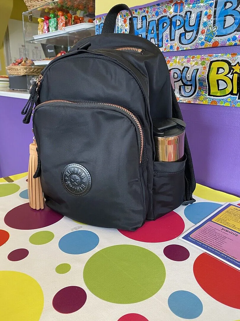 Kipling Delia rugzak Medium Night Tile Jacquard met zijvakken