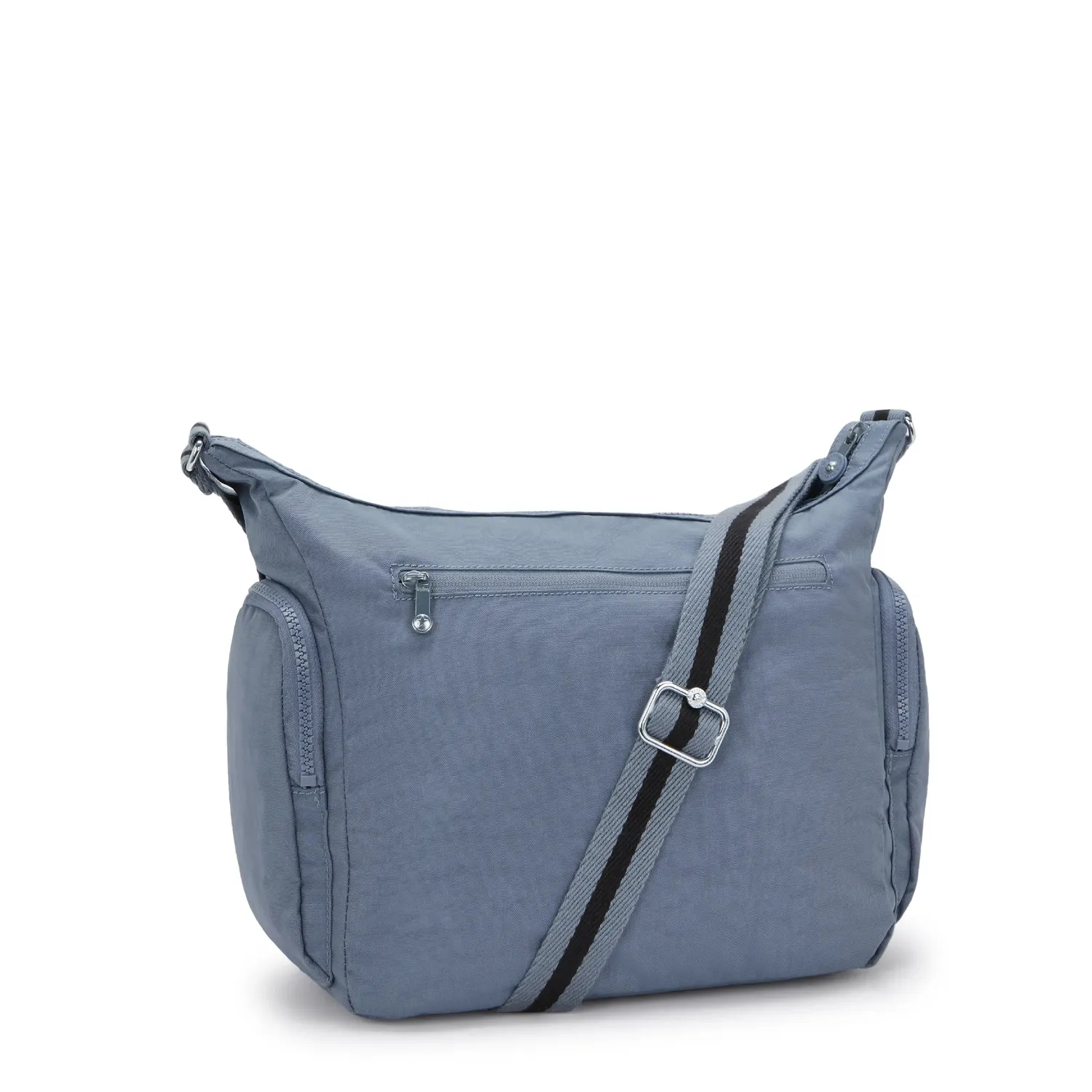 Kipling Gabb crossbody tas Blue Stone groot sleutelkoord