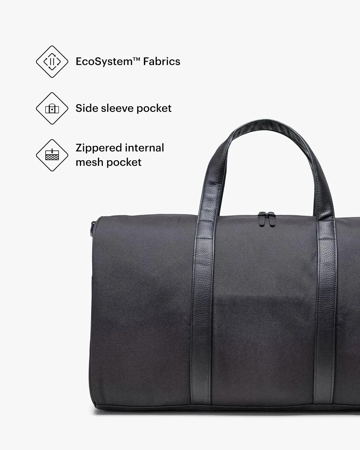 Herschel Novel reistas Black Tonal weekend