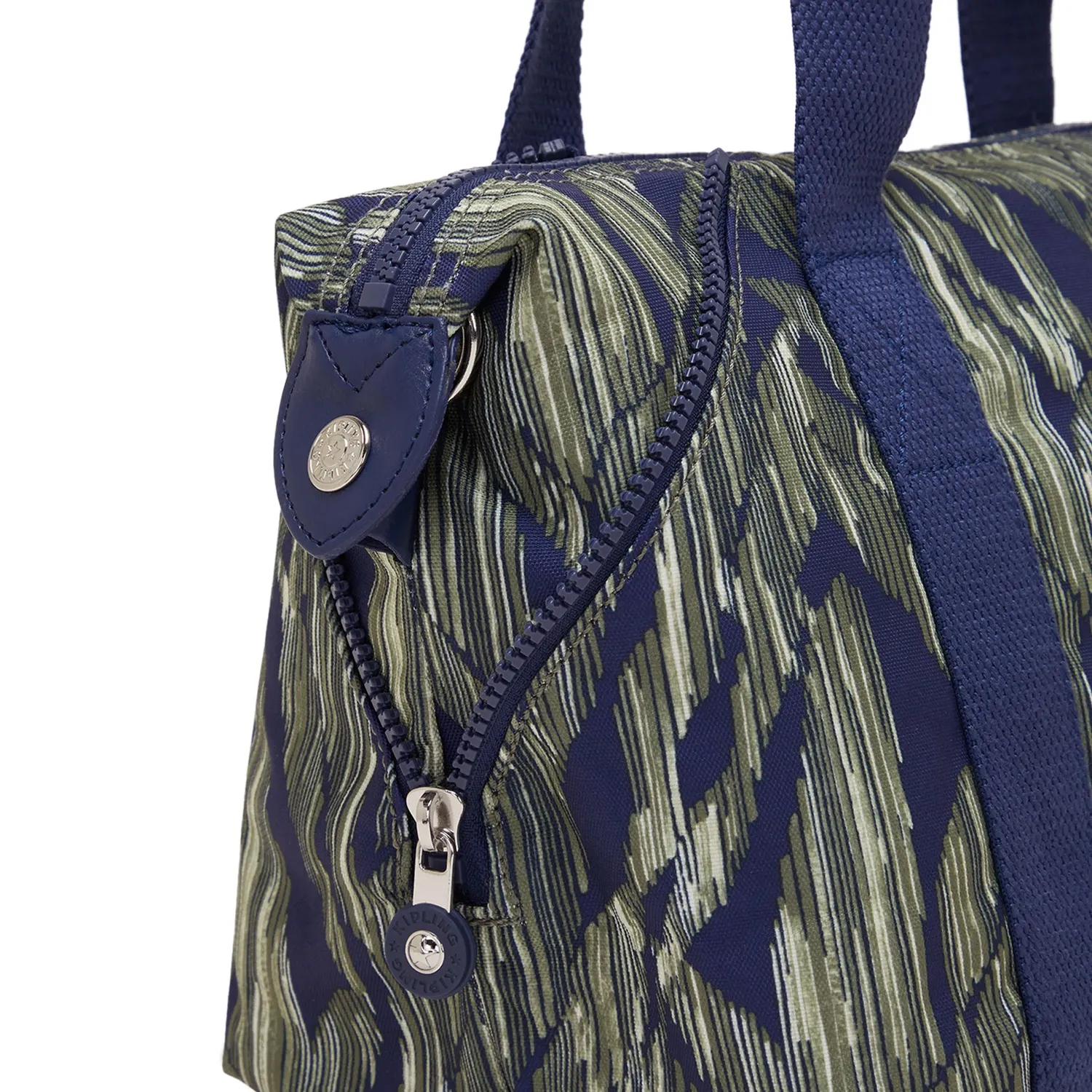 Kipling Art Mini schoudertas Striped Grasses klein extra vakken