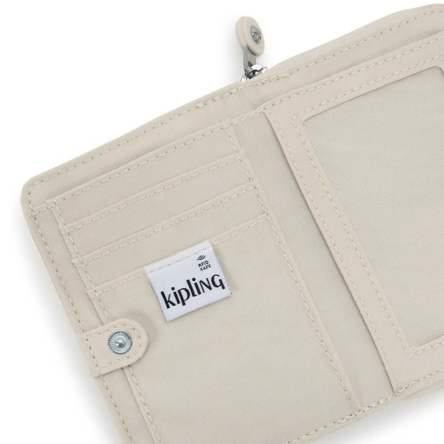Kipling Money Love portemonnee Soft Sand RFID