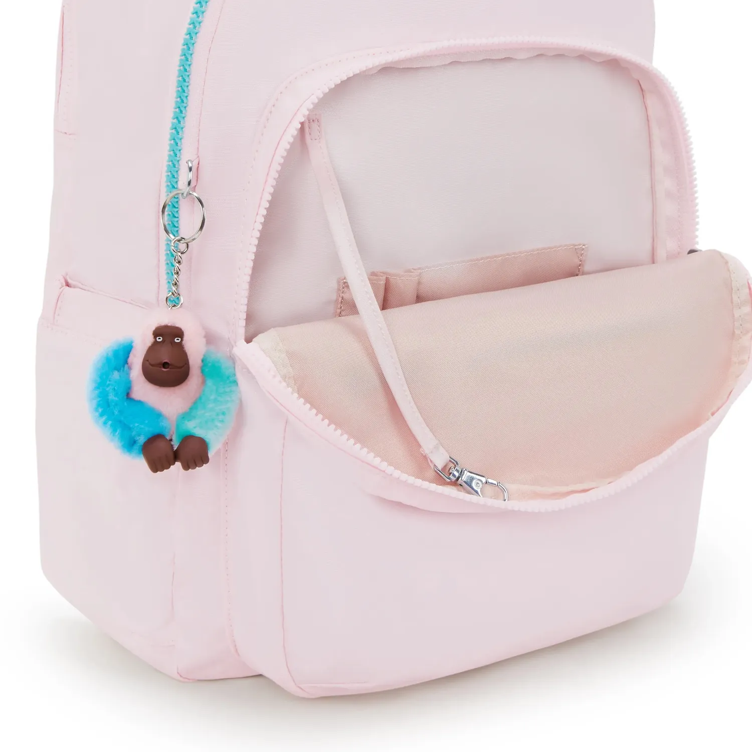 Kipling Seoul Lap rugzak Sea Pink Metallic Groot