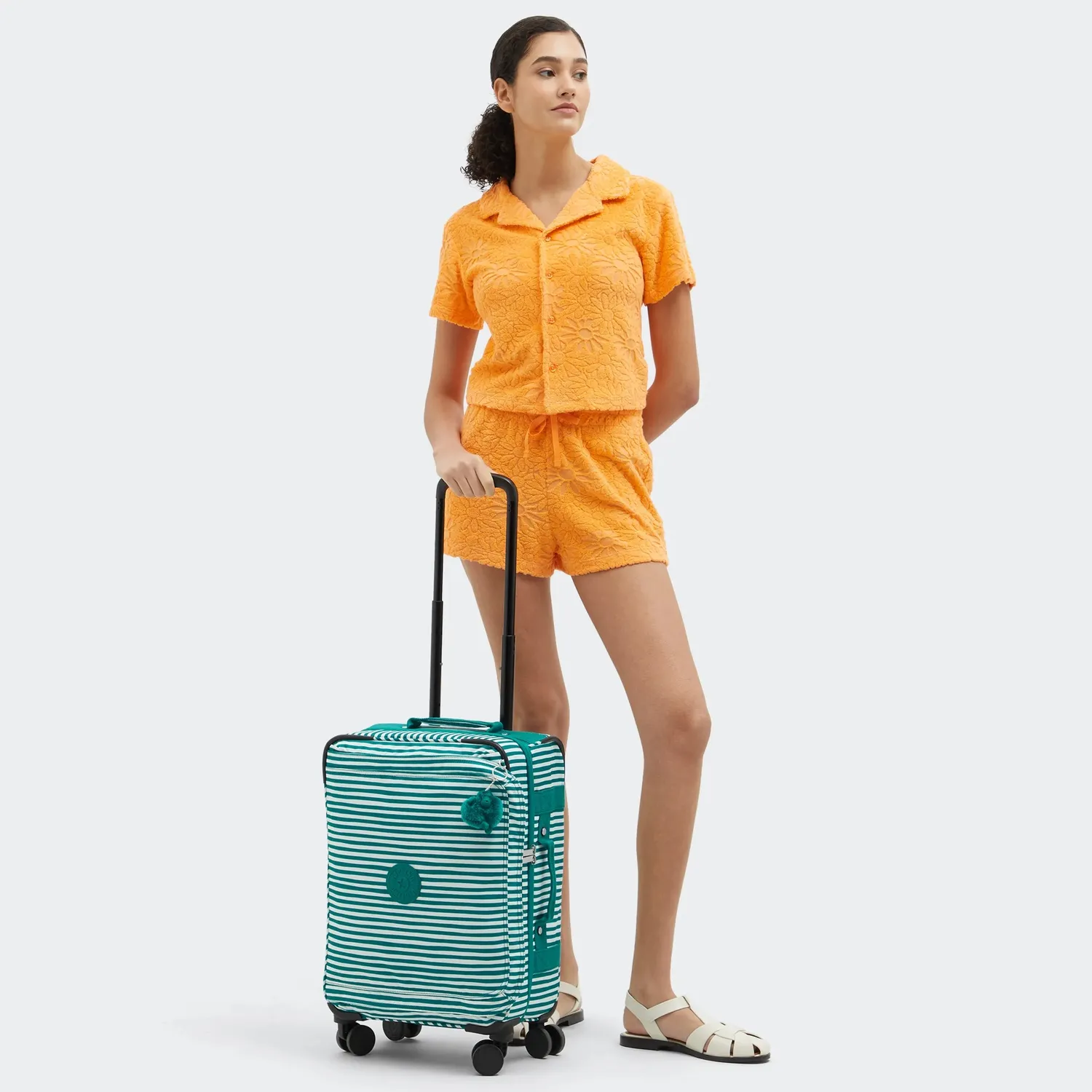 Kipling Spontaneous S koffer Klein Parasol Stripes weekend