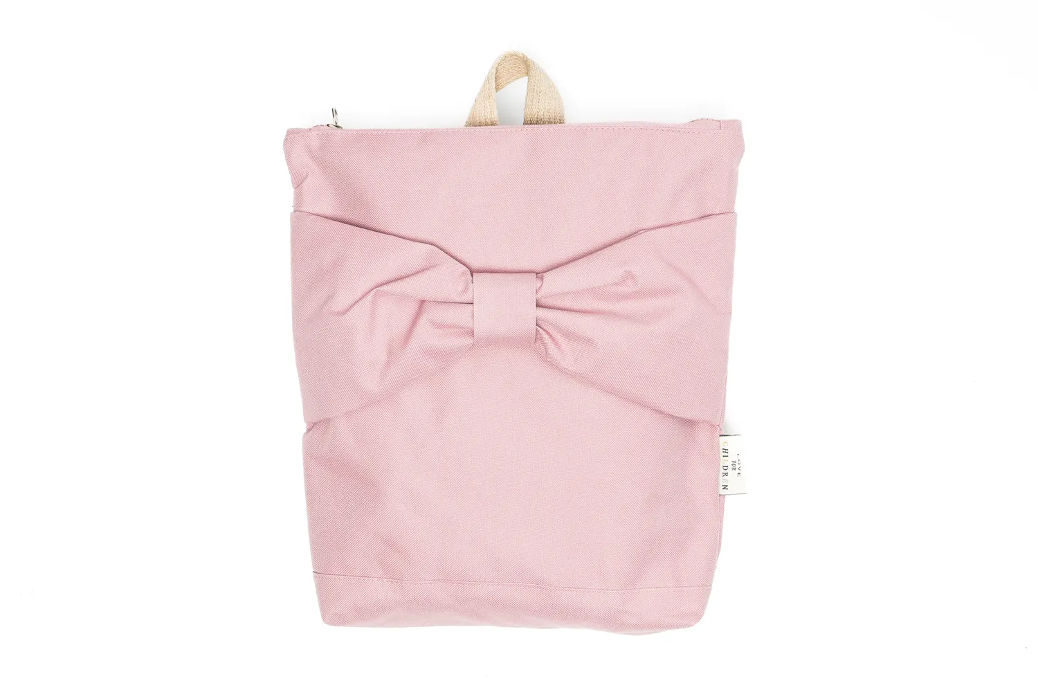 LOVE FOR CHILDRENN Strik kinderrugzak roze 35 cm waterbestendig
