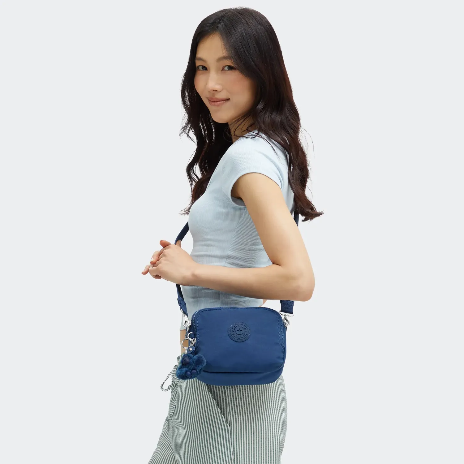 Kipling Cahir crossbody casual blue klein licht
