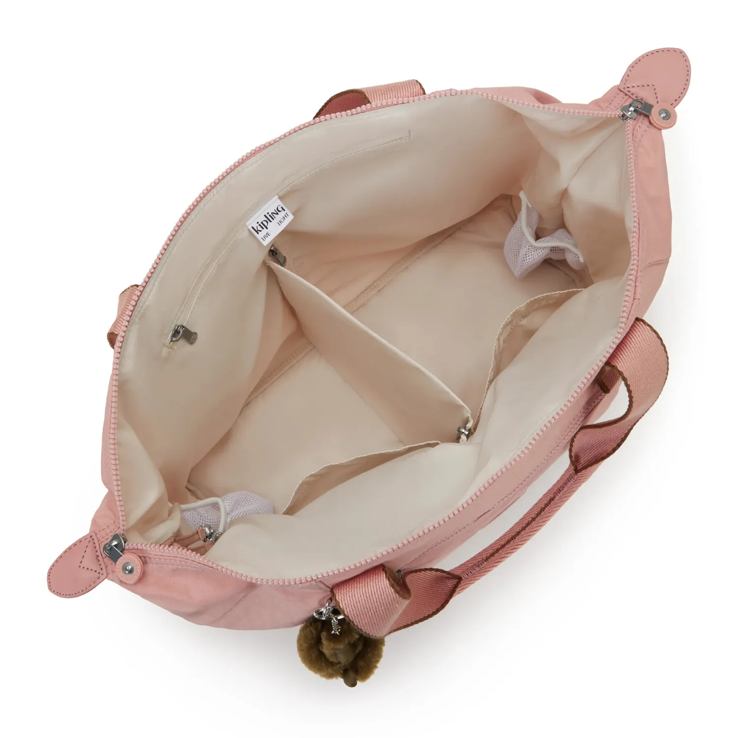 Kipling New Art M Babybag luiertas memory pink groot verschoonmat
