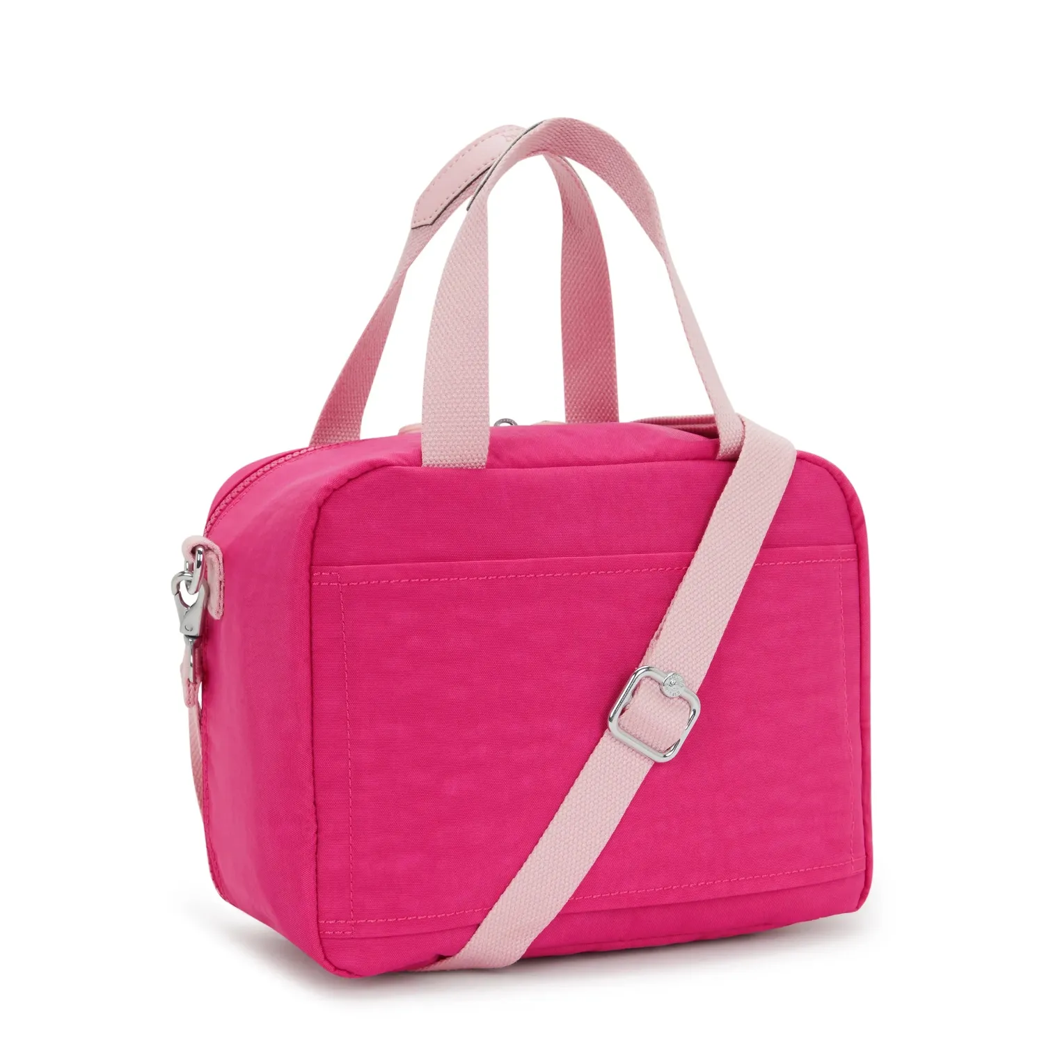 Kipling Miyo lunchtas Groot Intense Rose geïsoleerd