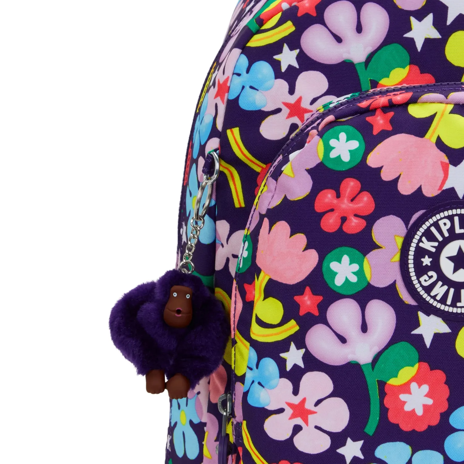 Kipling Class Room rugzak Groot Fairy Flower met laptopvak