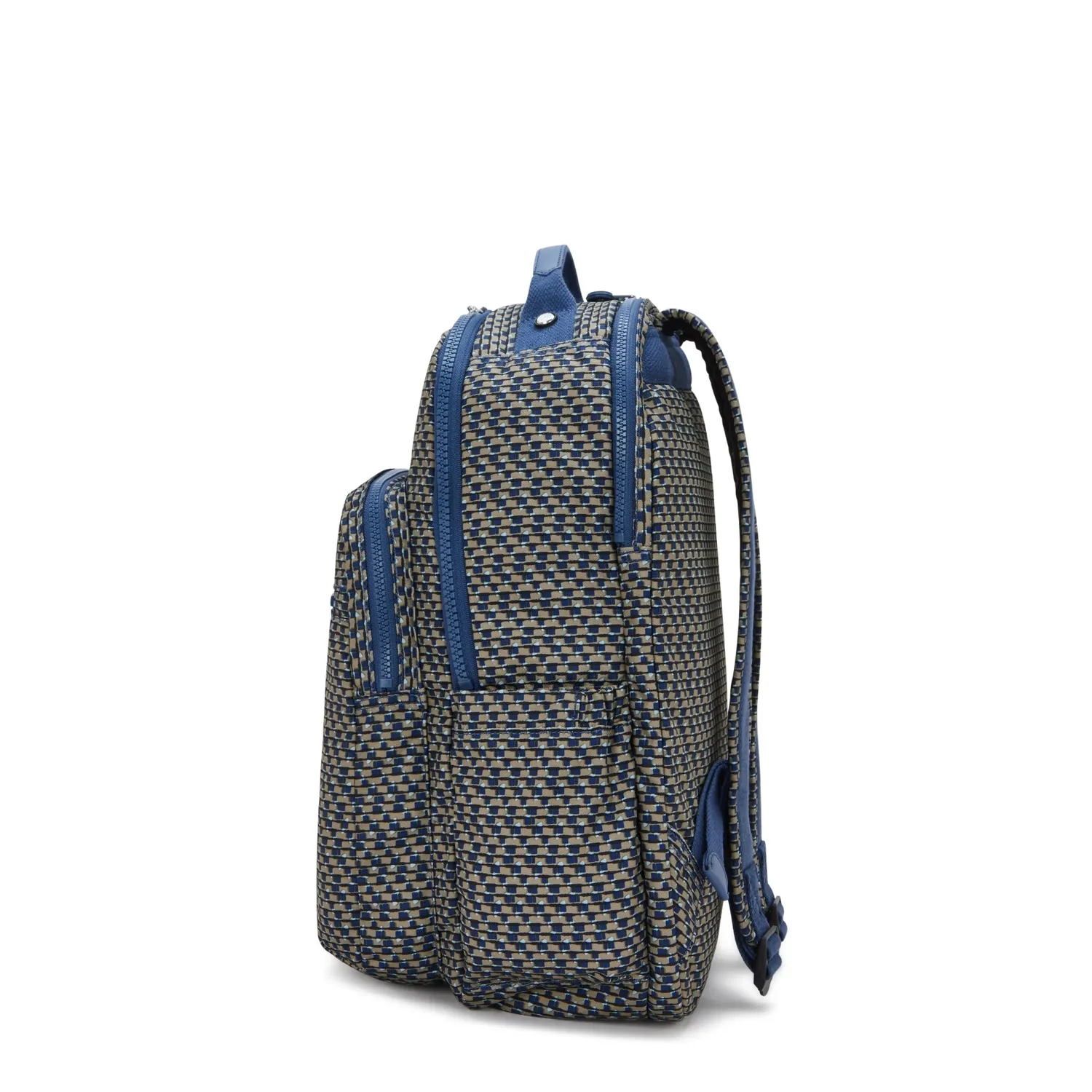 Kipling Seoul Lap rugzak Blue on Wire Groot 15 inch laptop