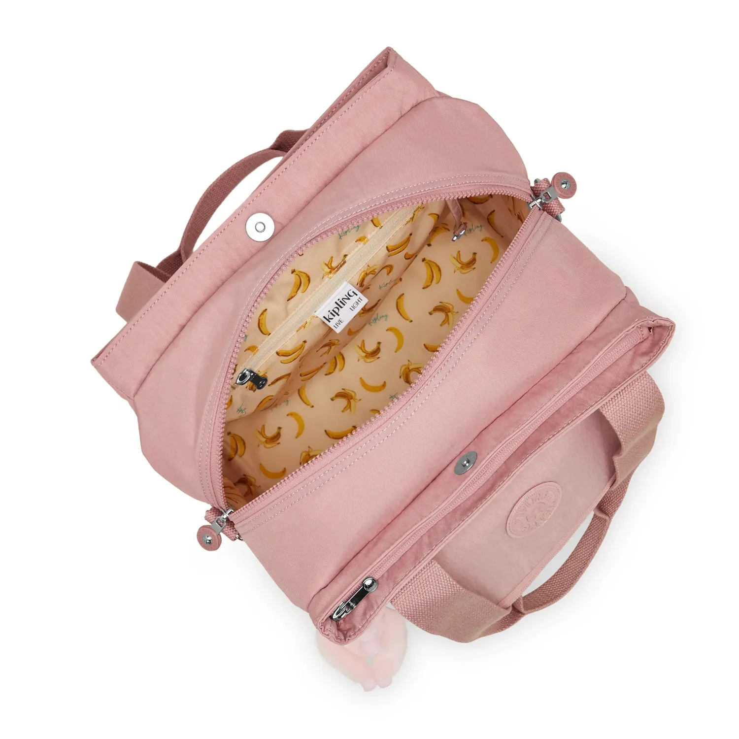 Kipling Nappisac babytas Tiny Smoky Blush Medium met mat