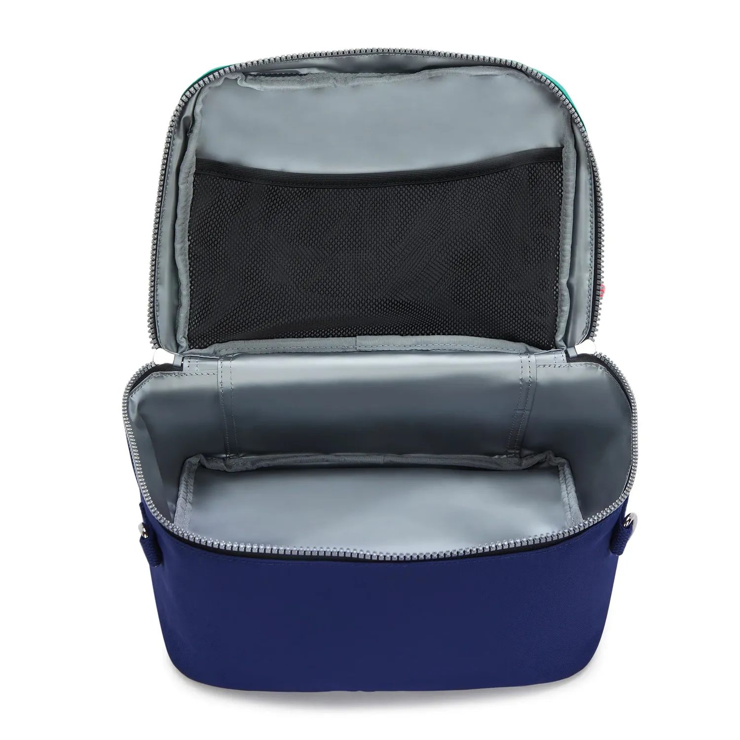 Kipling Miyo lunchtas Escape Blue Block groot koeltas