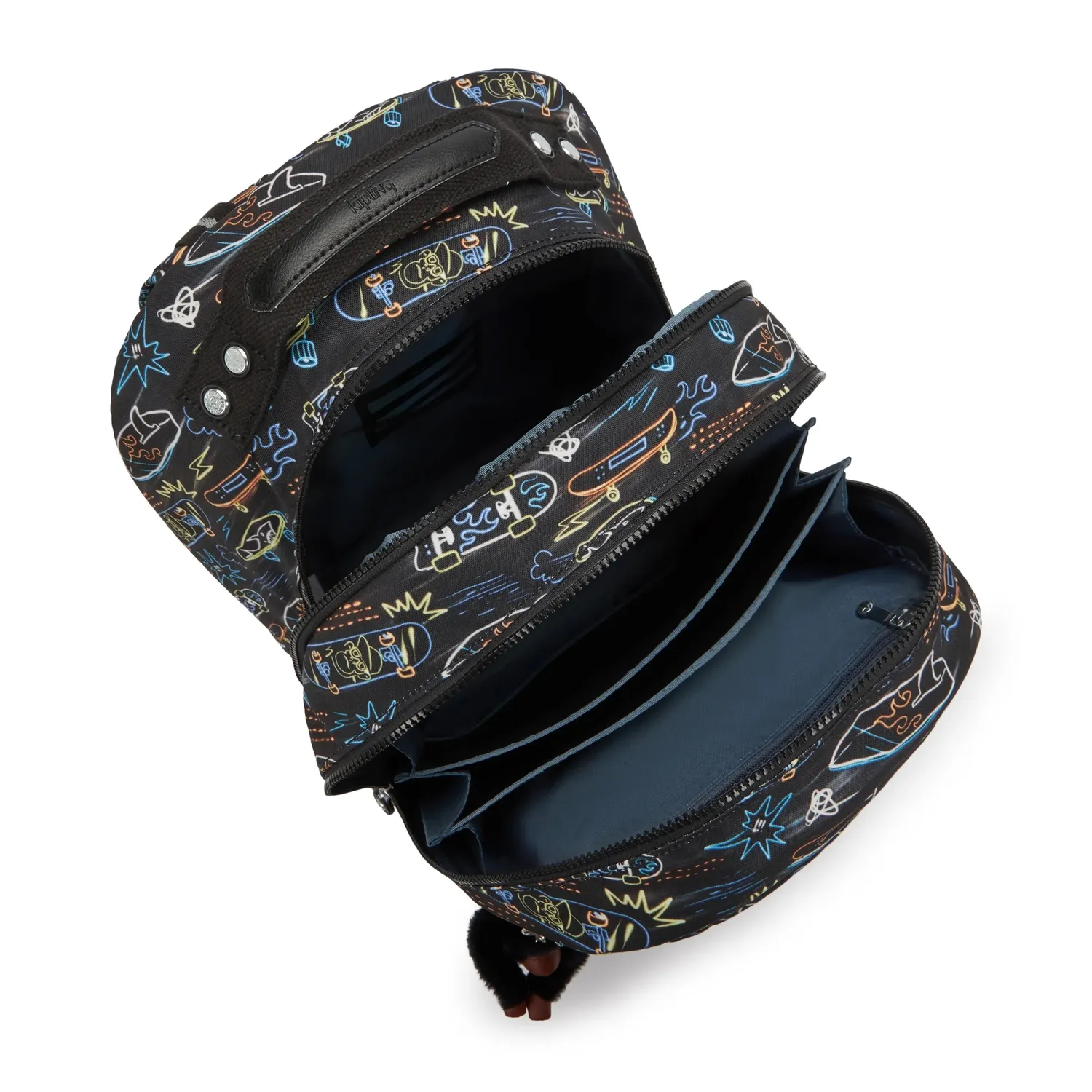 Kipling Class Room rugzak Groot Neon Skate met laptopvak