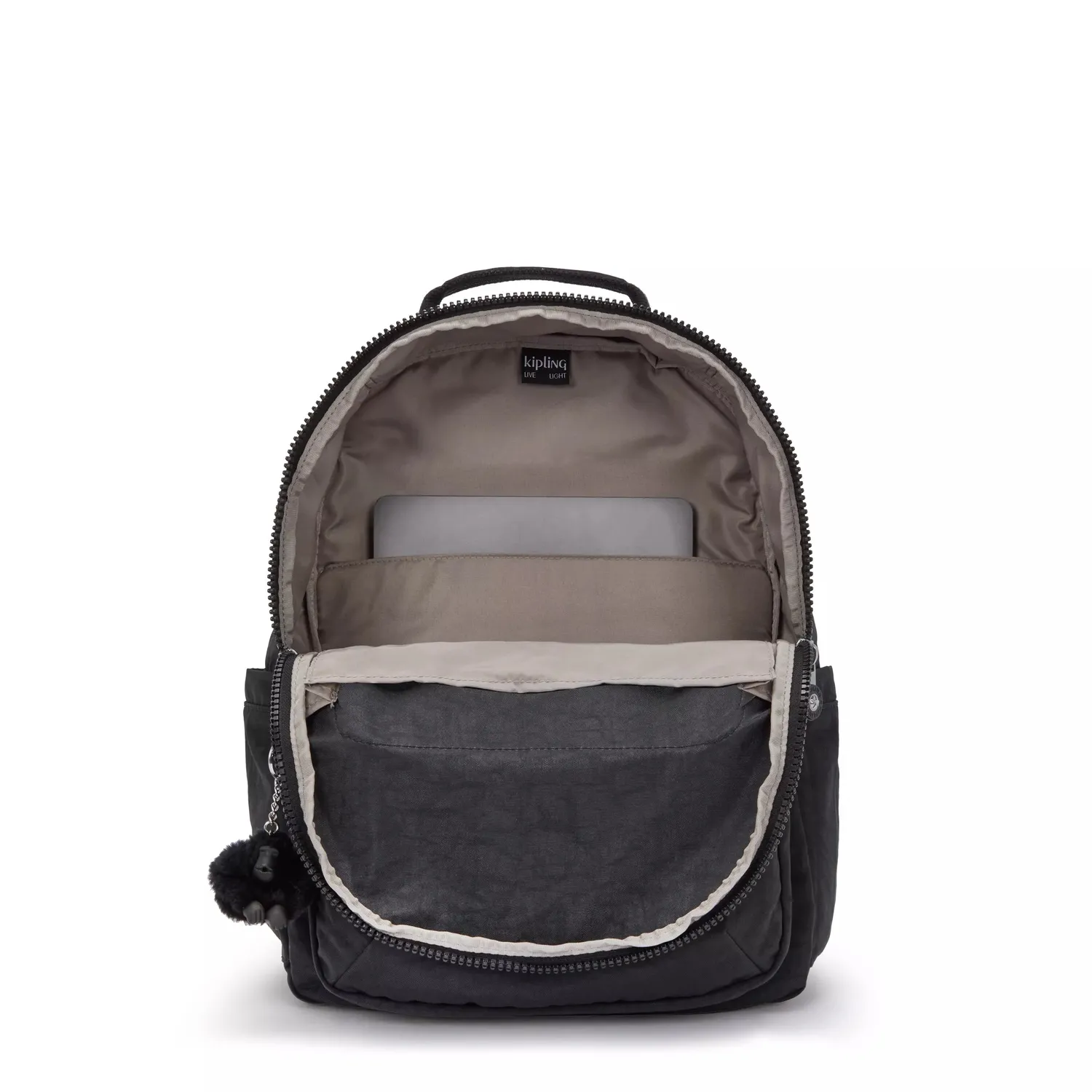 Kipling Seoul rugzak Groot Black Noir 15 inch laptopvak