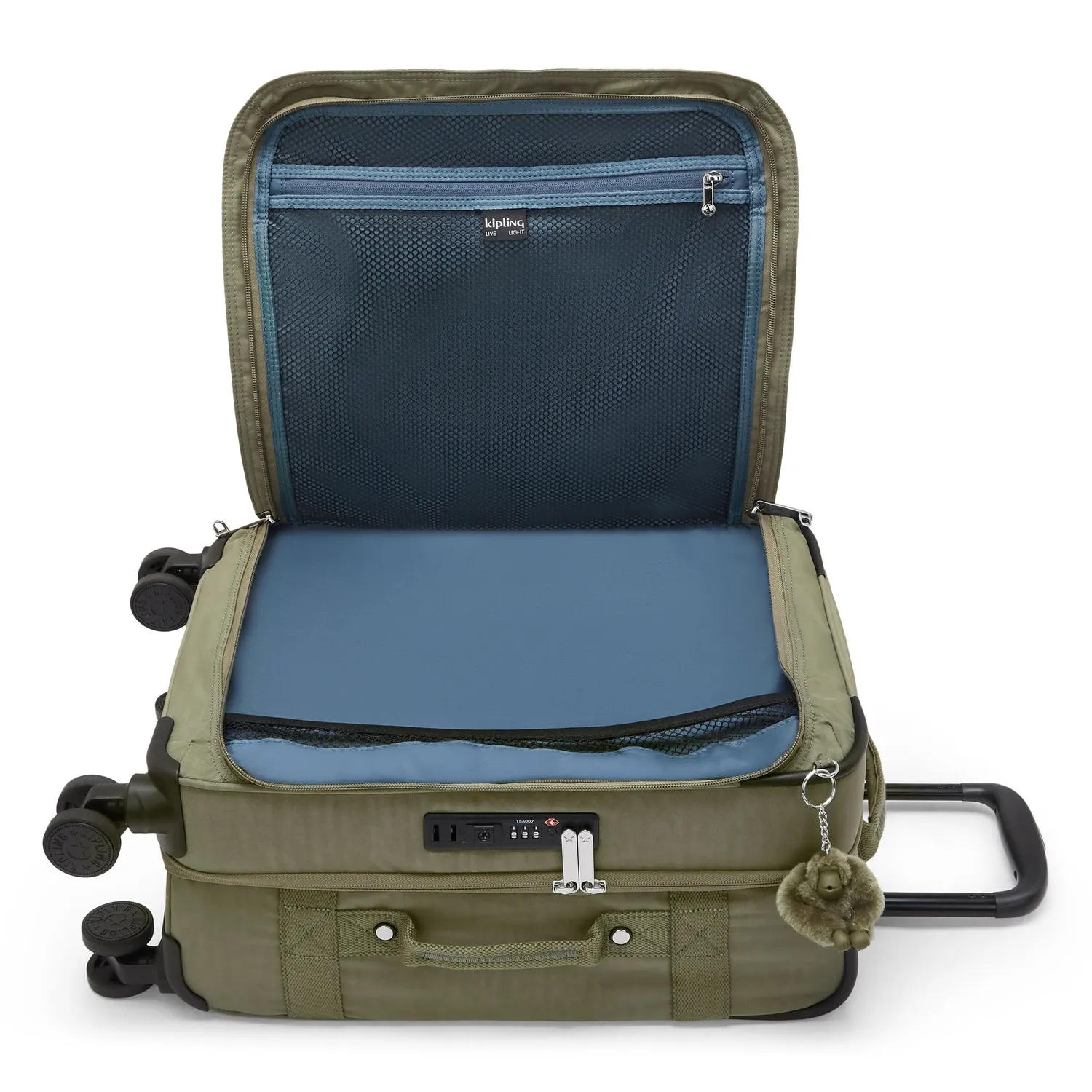 Kipling Spontaneous S Koffer Klein Almost Sage 4 wielen
